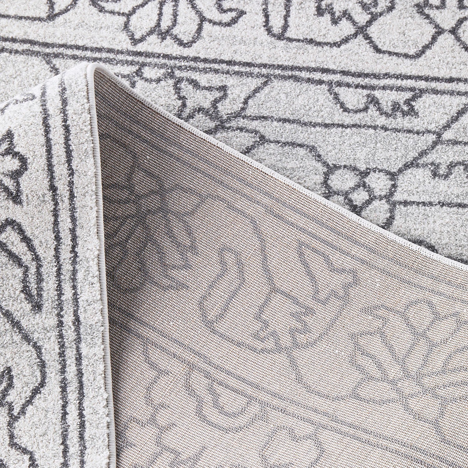 7 Common Ground Rugs Elysium Bjorn 290x200cm - Large Pet Friendly Floor Rug - White, 7 of 7
