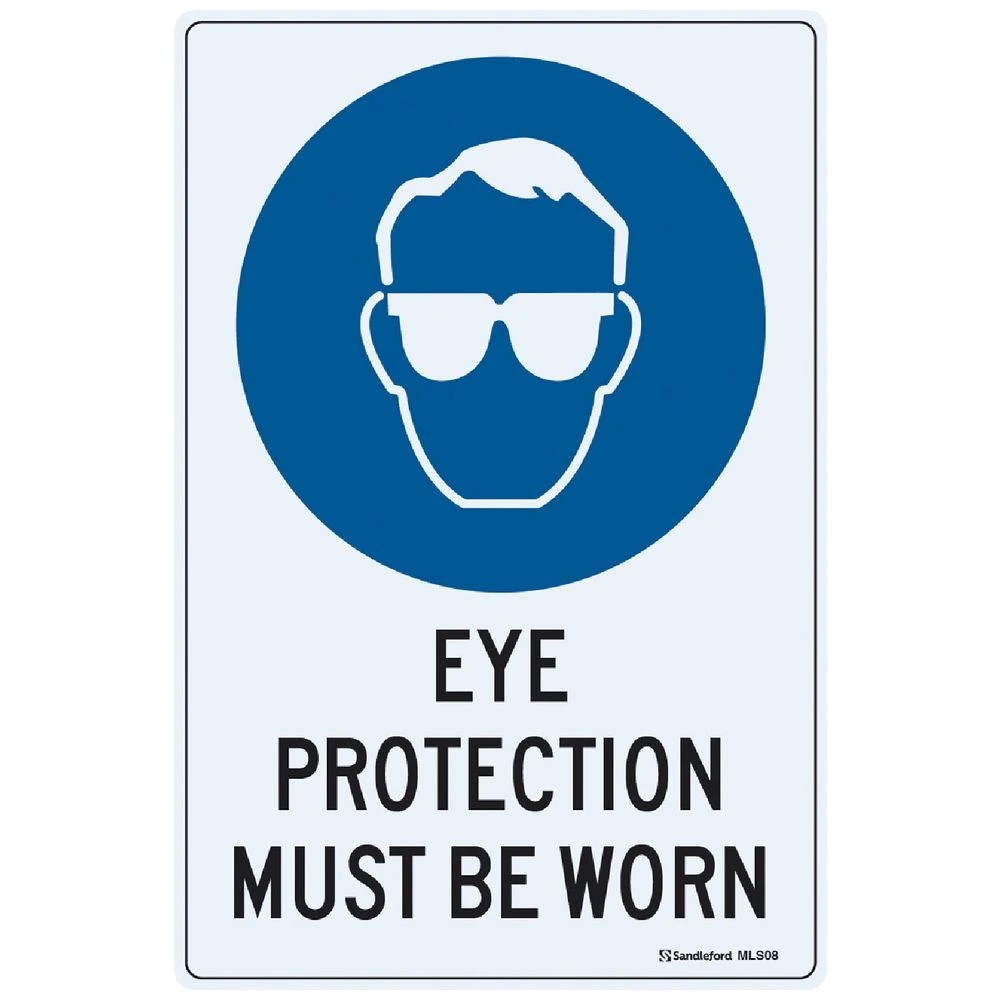 1 Eye Protection Sign 30 x 45cm, 1 of 1