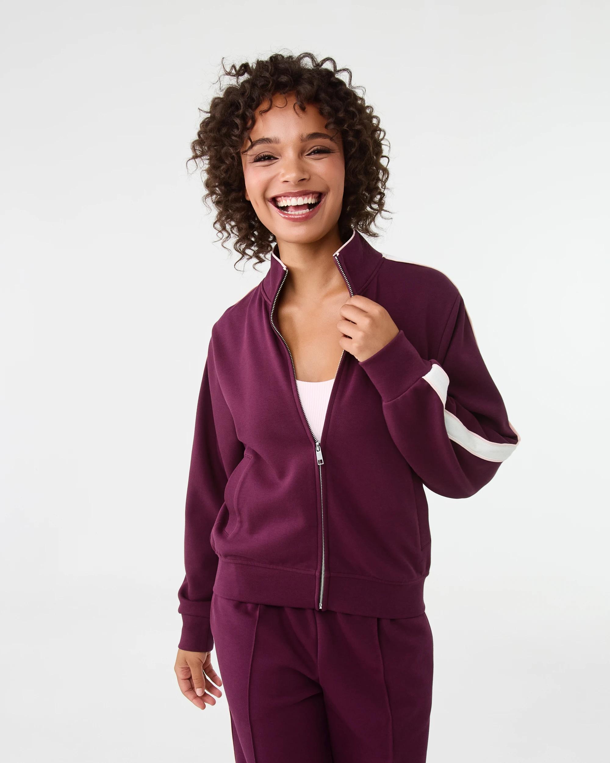 1 Active Womens Retro Zip Through Royal Burg, 1 of 10