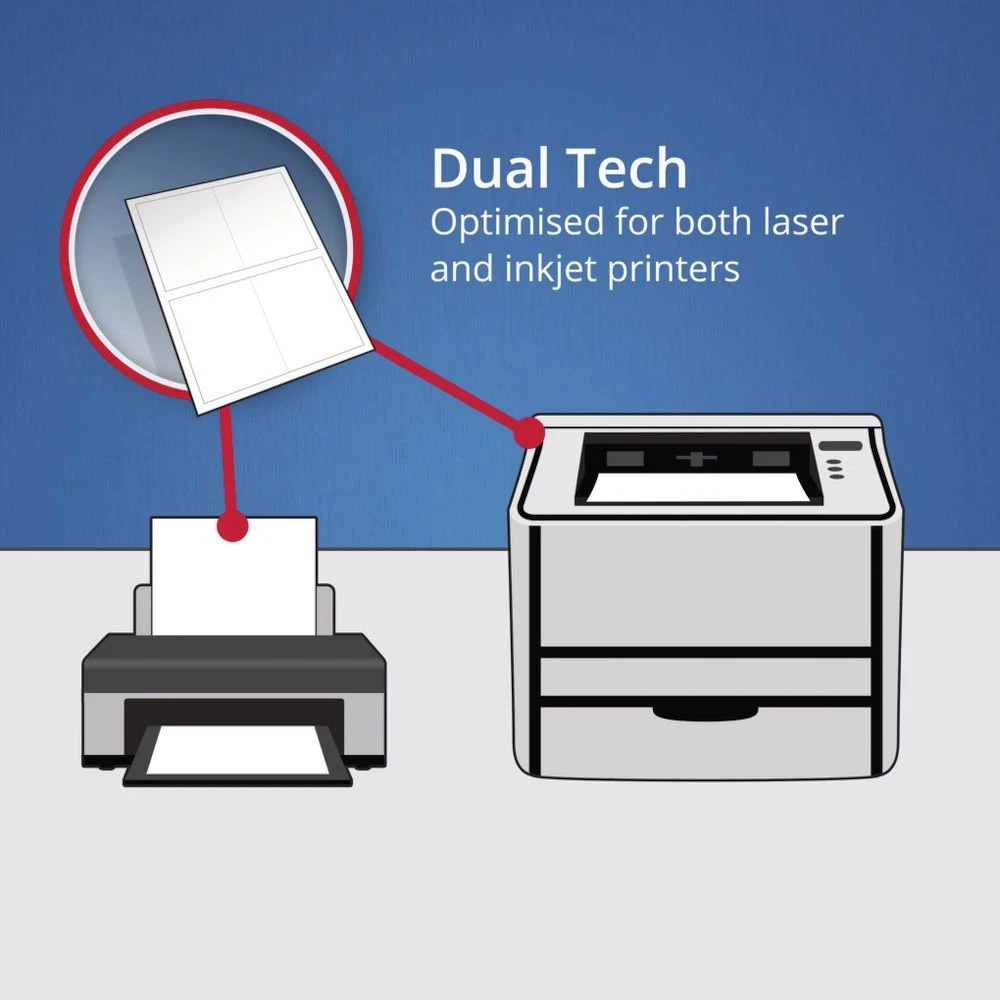 5 Avery 84UP Laser Mini Labels White 25 Sheets, 5 of 5