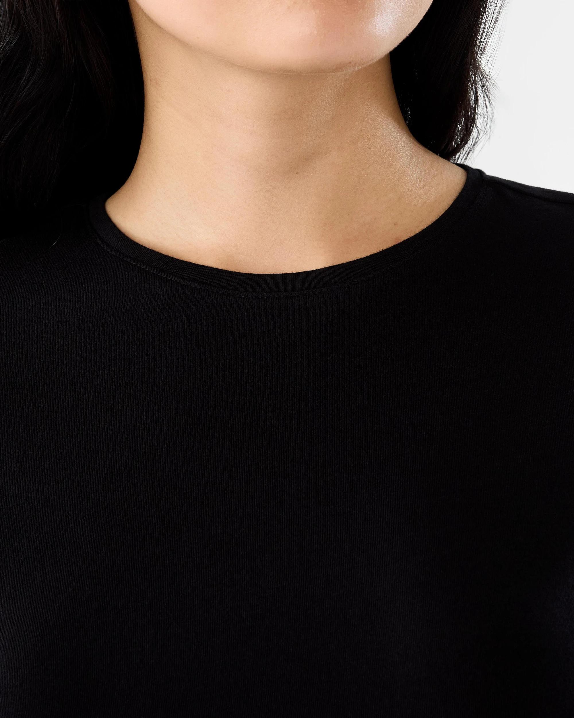 5 Short Sleeve Basic T-shirt Black, 5 of 5