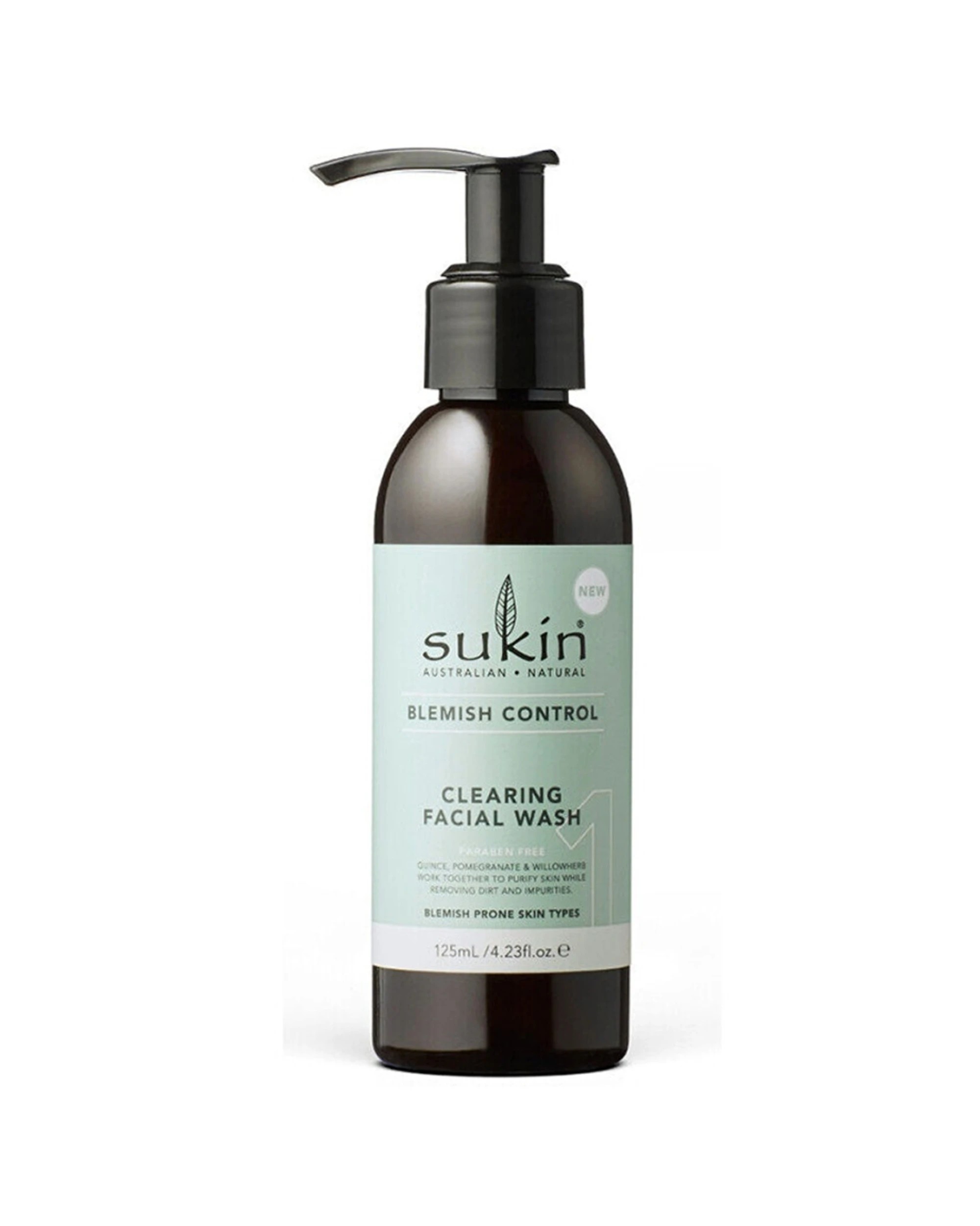 1 Sukin Blemish Control Clearing Facial Wash 125ml, 1 of 1