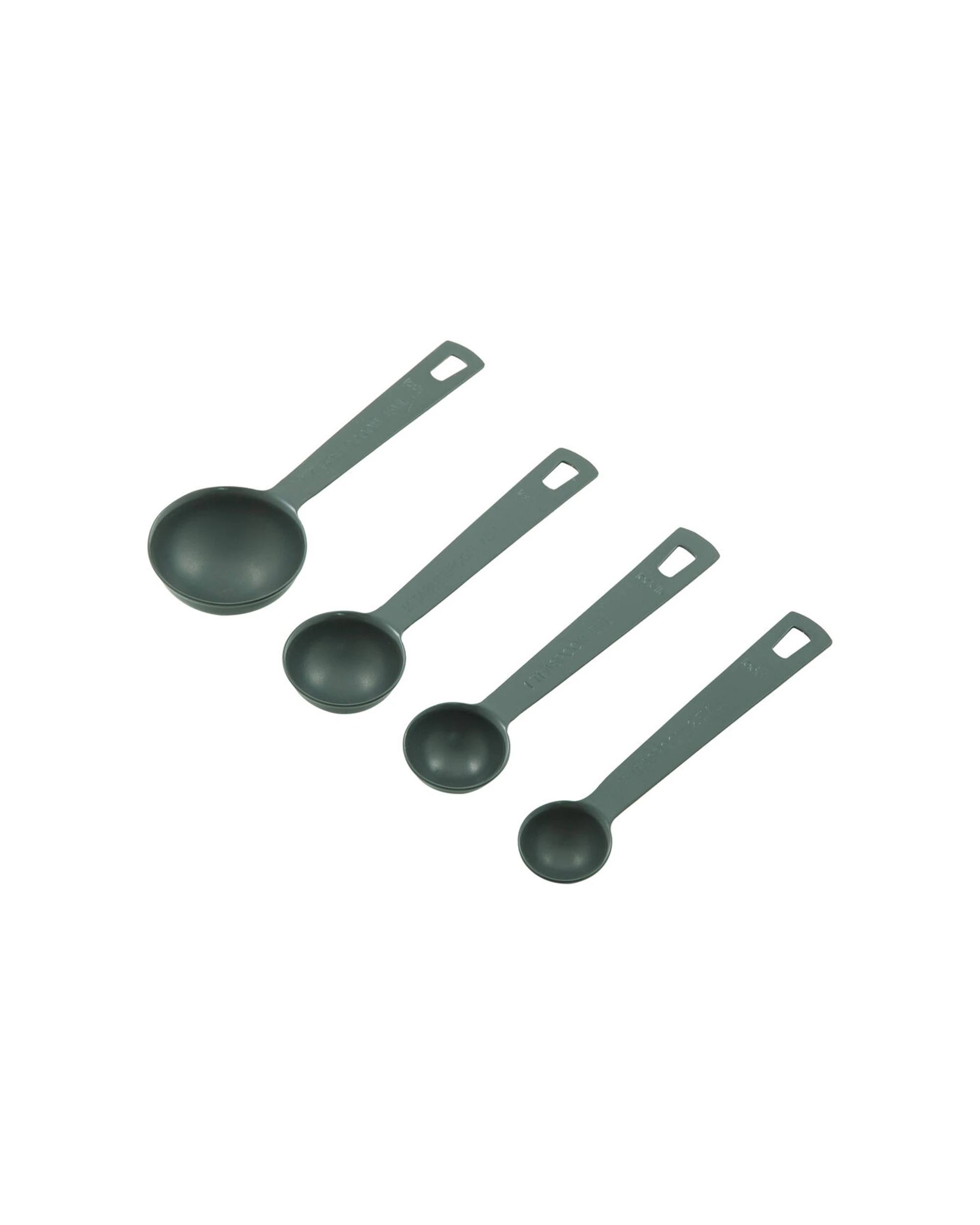 2 Ladelle 4pc Essentials Metal Measuring Spoons Set Sage - Green, 2 of 2
