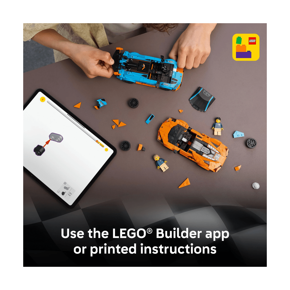 7 LEGO Speed Champions Lamborghini Revuelto & Huracan STO 77238, 7 of 10