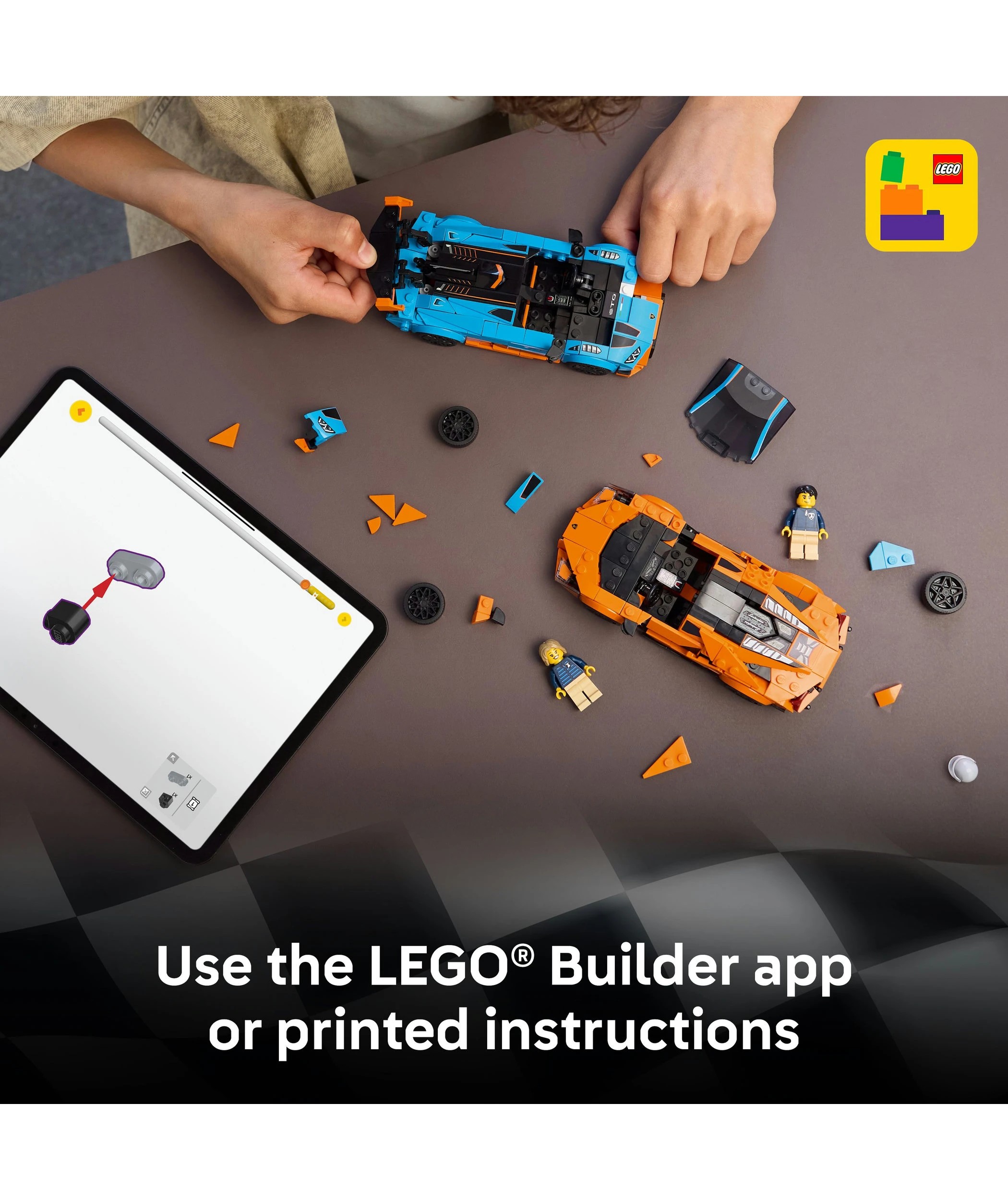 7 LEGO Speed Champions Lamborghini Revuelto & Huracan STO 77238, 7 of 10