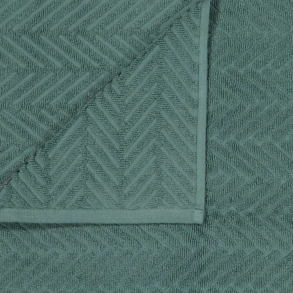 2 Chevron Cotton Bath Towel - Cypress, 2 of 6