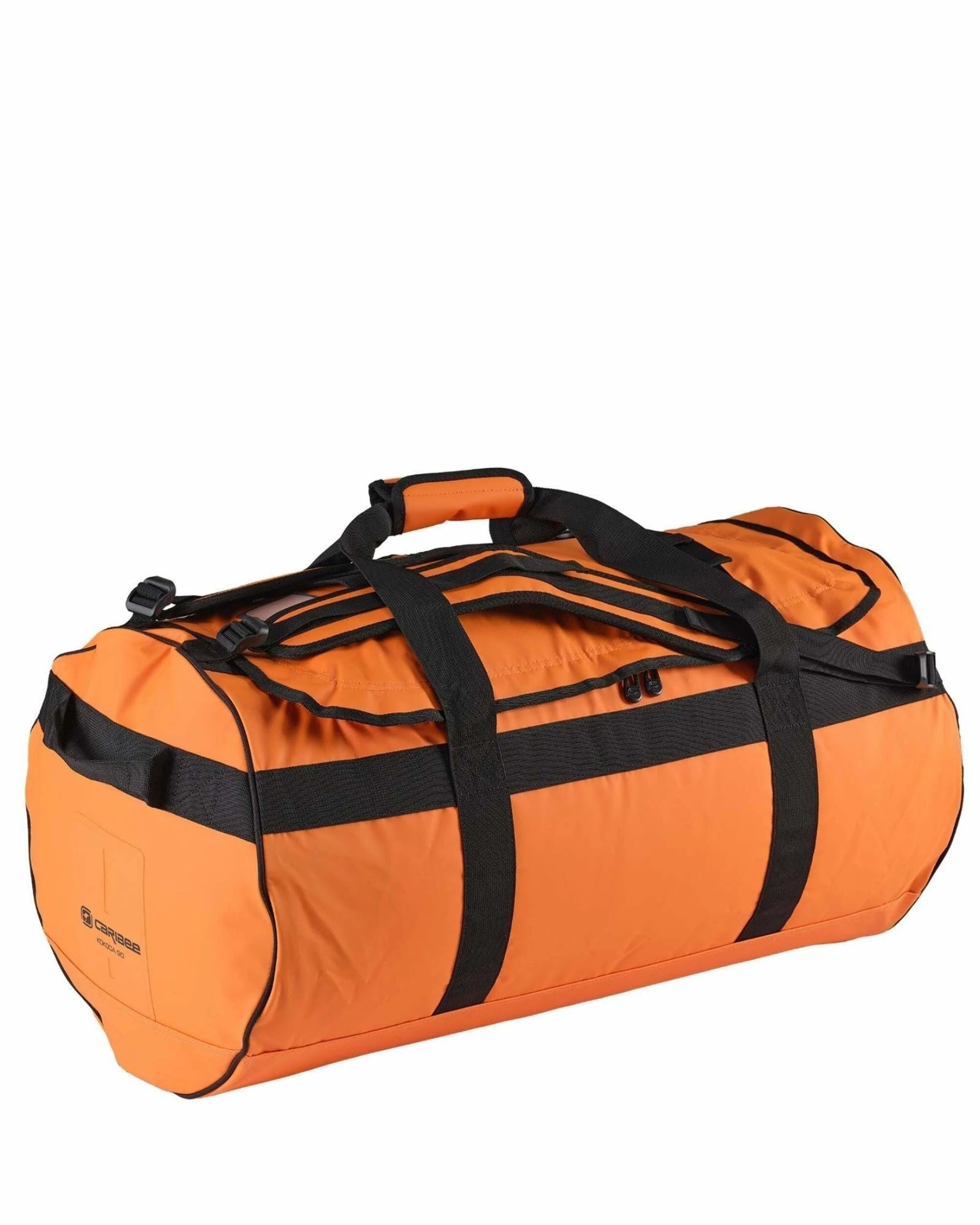 1 Caribee Kokoda Water Resistant Duffle Bag - 90L - Orange, 1 of 5