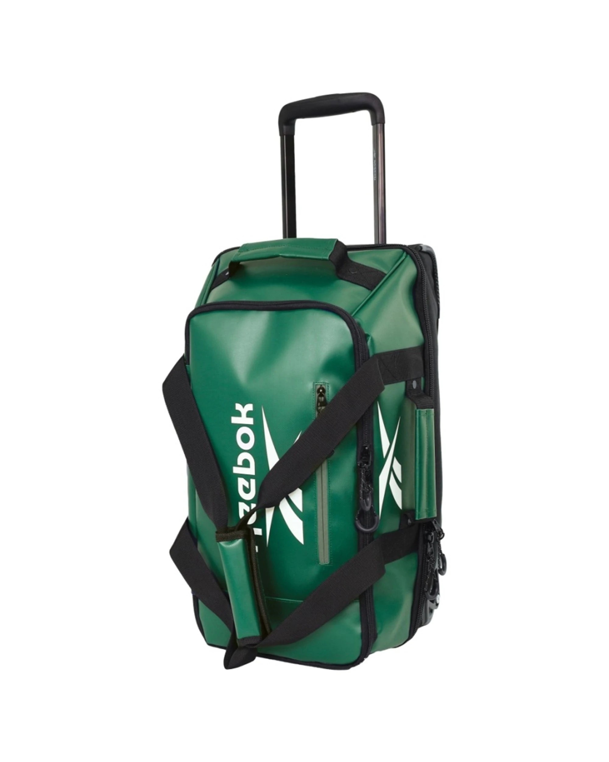 1 Reebok All Star Cabin 39L Leather Film Soft Shell Trolley Suitcase Luggage - Blue, 1 of 6