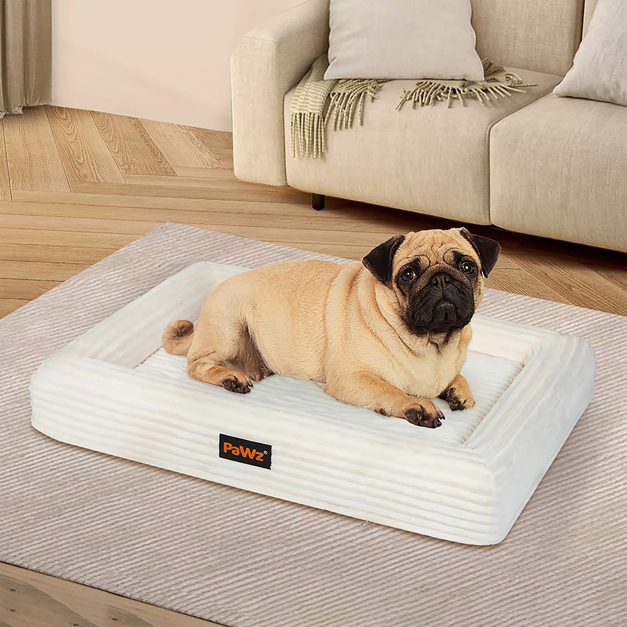 7 Pawz Pet Dog Calming Bed Orthopedic Egg Foam Sofa Mattress Waterproof Washable M, 7 of 8