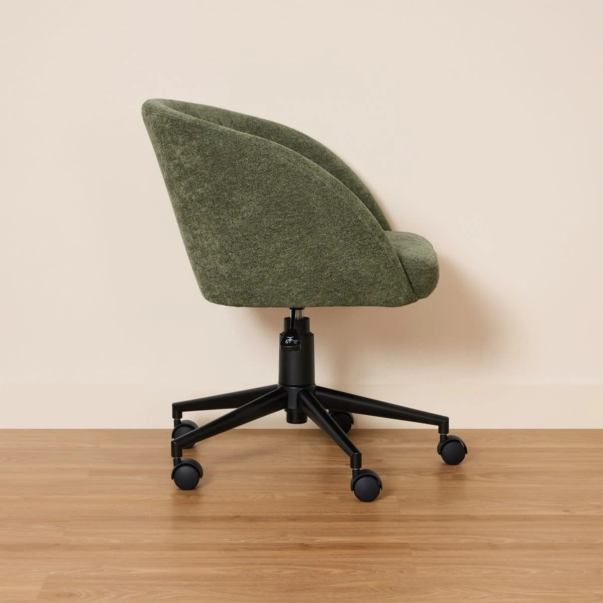4 Chenille Office Chair - Green, 4 of 8