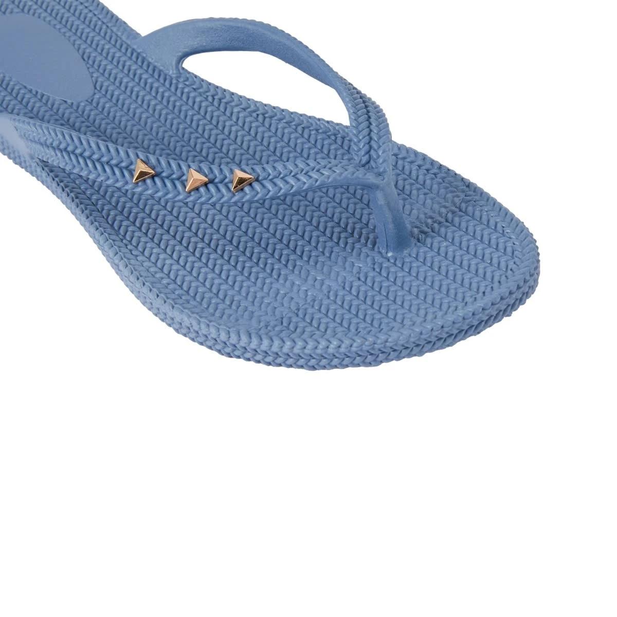 3 Trim Detail Thongs Faded Blue, 3 of 3