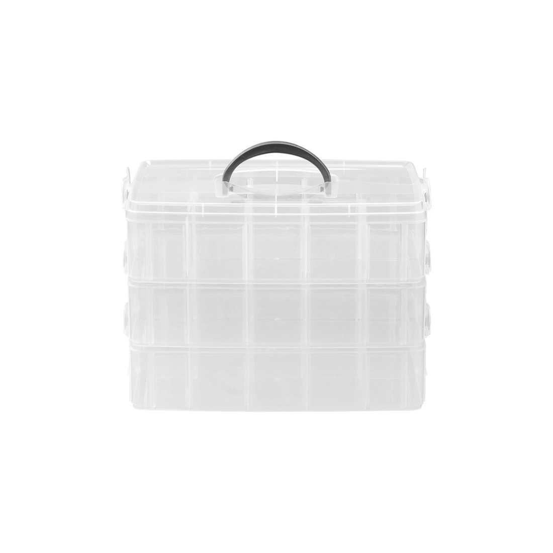 3 Boxsweden Nic-Nac 3-Tier Box 30-Compartment Container 25x18.5cm 6PK
 - plain, 3 of 5