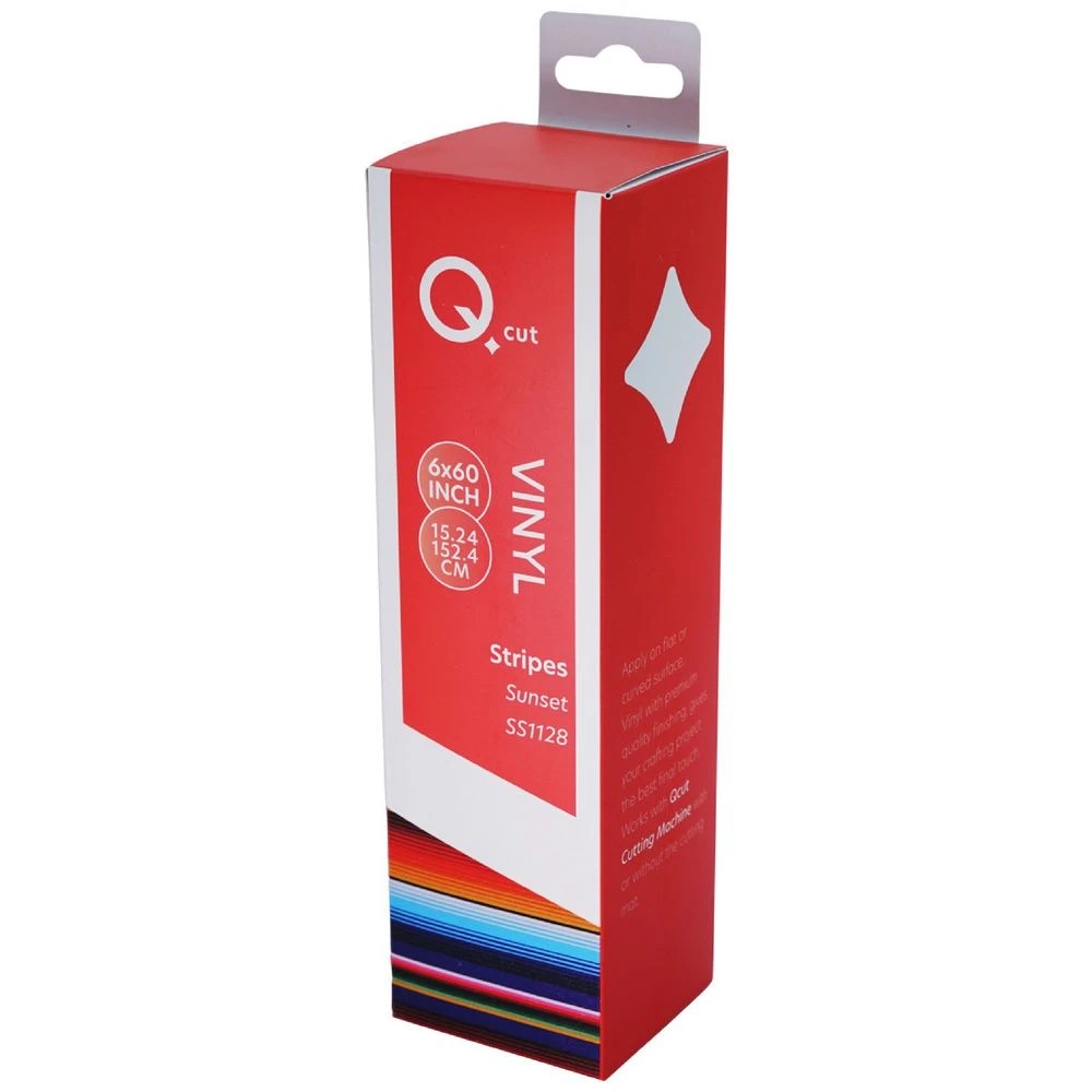 1 Qcut Specialty Vinyl Sunny Stripes, 1 of 3