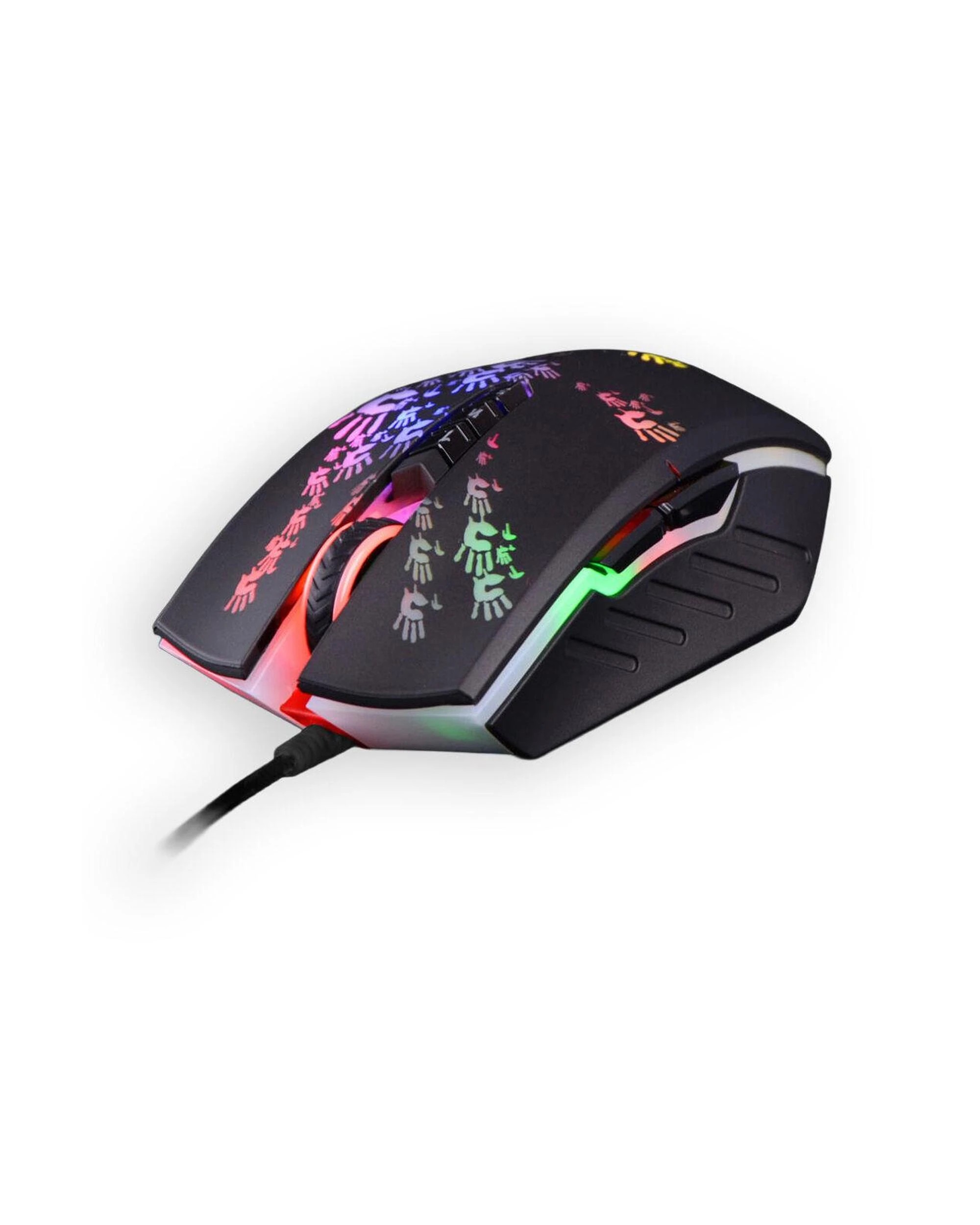 3 Bloody A60 Light Strike Black Wired 6200 CPI Optical Gaming Mouse, 3 of 4