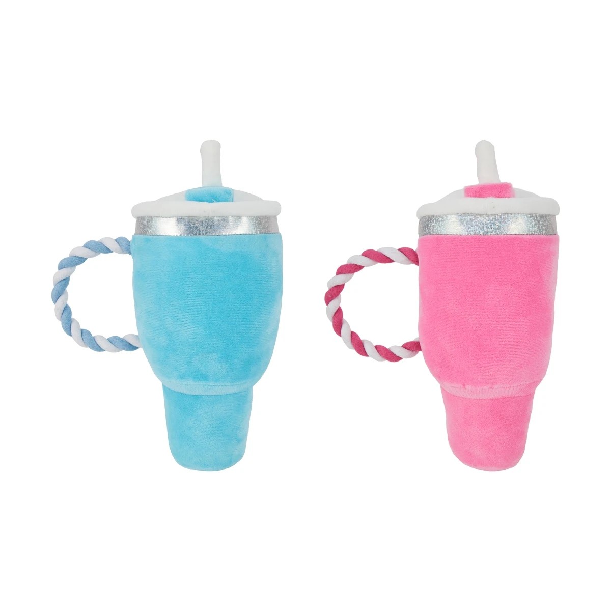 4 Pet Toy Plush Bottle - Assorted, 4 of 7