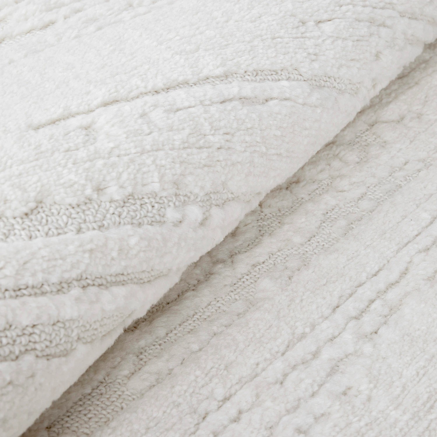 7 Common Ground Rugs Lyrica Ezra 500x80cm Runner - Extra Large Pet Friendly Power Loomed Rug - White, 7 of 7