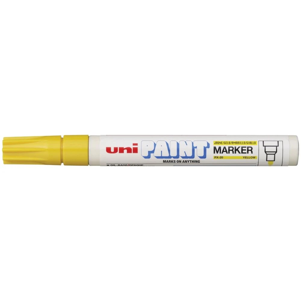 2 Uni PX-20 Paint Marker Bullet Yellow, 2 of 3