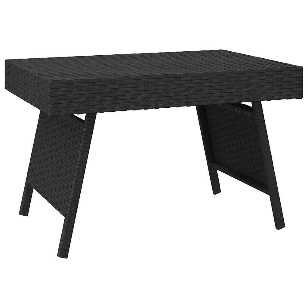 2 vidaXL side table Foldable - Black, 2 of 7