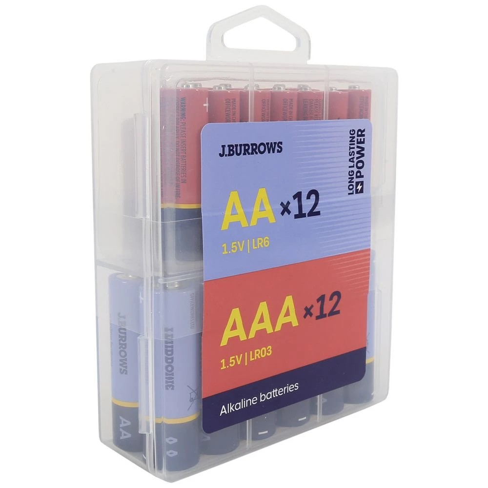 4 J.Burrows Batteries Mixed 24 Pack, 4 of 8