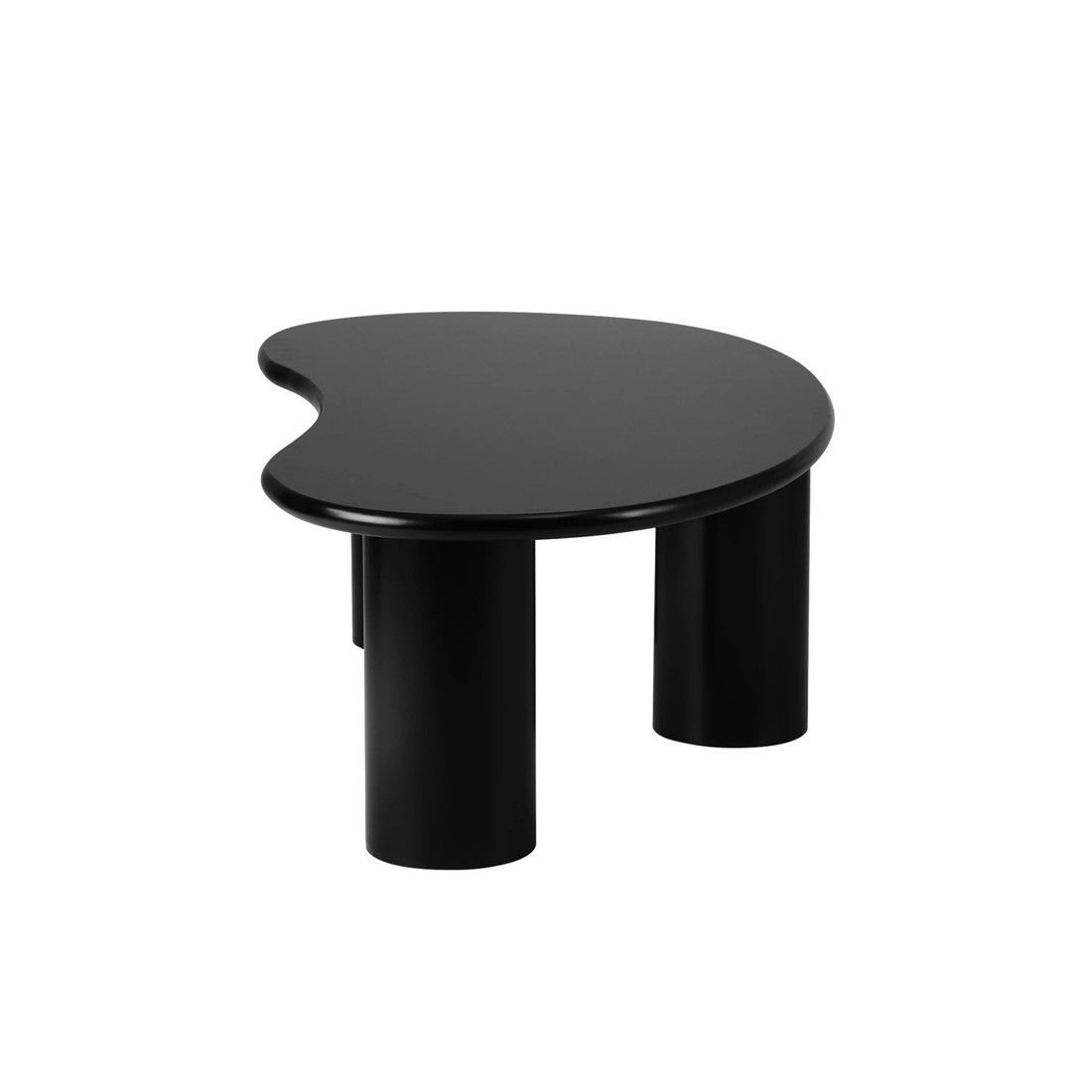 8 Oikiture Coffee Table Sofa Cafe Desk Side Tables Living Room Irregular
 - Black, 8 of 10