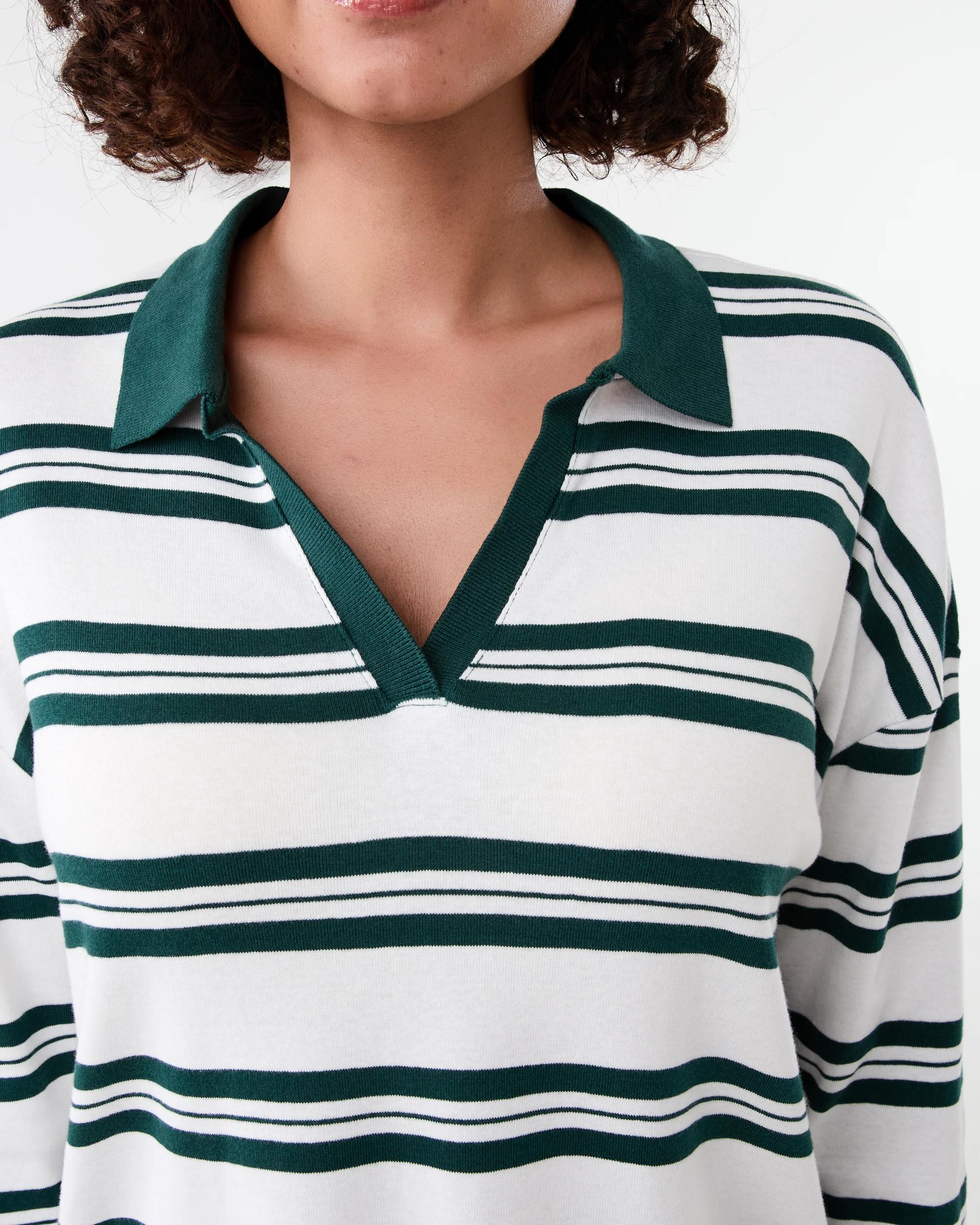 4 Long Sleeve Rugby Top Var Strp, 4 of 6