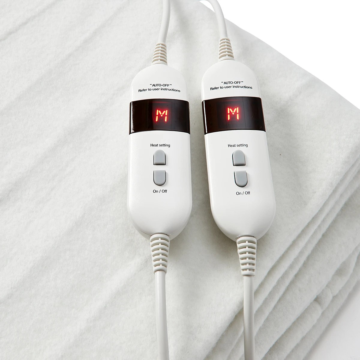 6 Fitted Electric Blanket - Queen Bed, White, 6 of 6