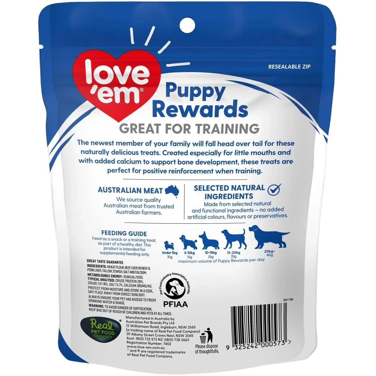 2 Love Em Liver Pup Rewards 200g 6pk, 2 of 2