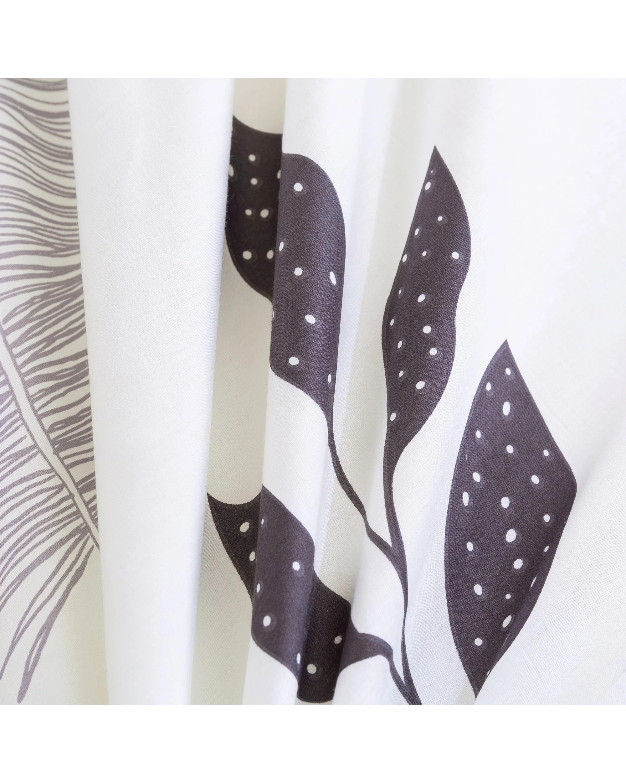 4 Dreamaker Fern 100% Cotton Quilt Cover Set - King Single Bed - Floral and Botanical, 4 of 5