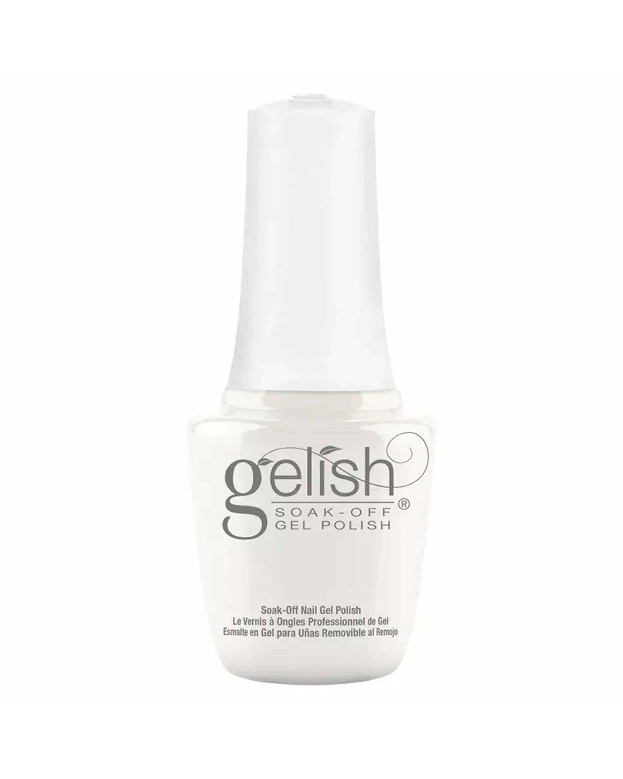 1 Gelish Mini UV LED Soak Off Gel Nail Polish Sheek 9ml - White, 1 of 2