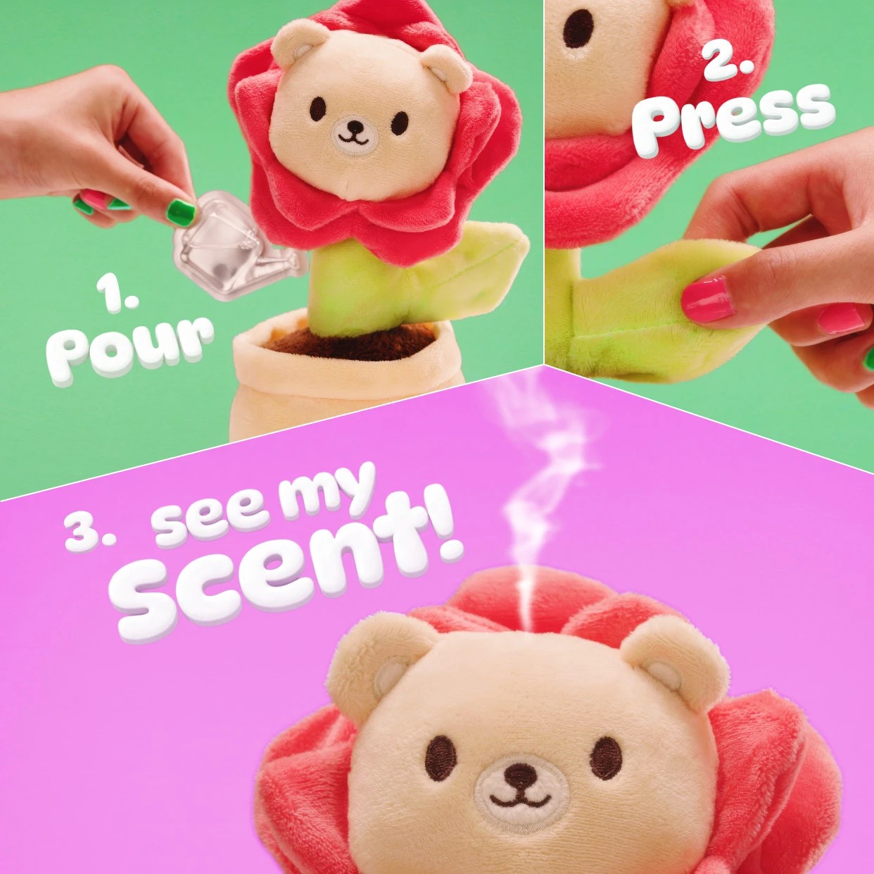 3 i love aromie Bloom Scented Flower Plush - Assorted, 3 of 10