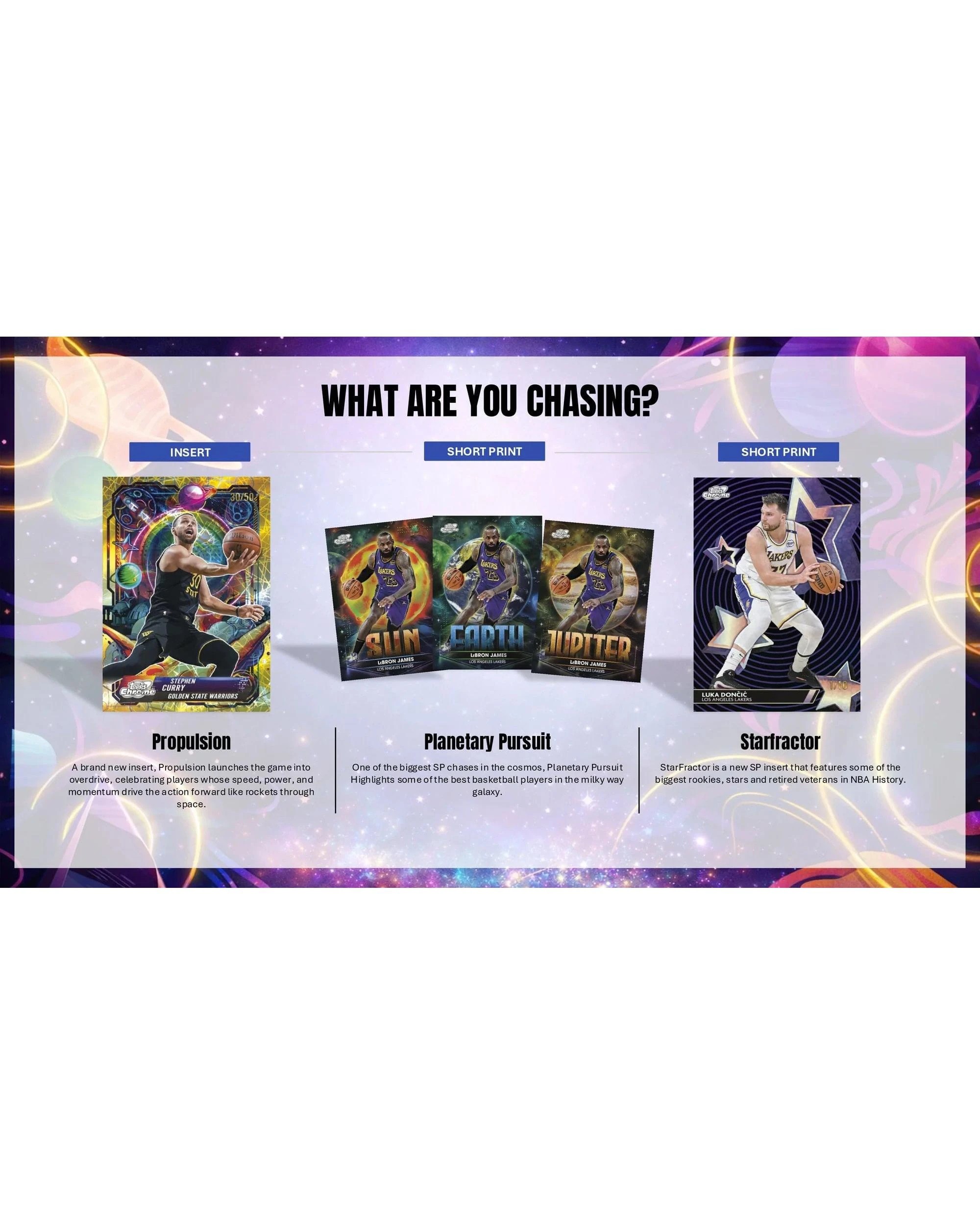 6 Topps 2025/2026 Cosmic Chrome NBA Basketball Hobby Box, 6 of 10