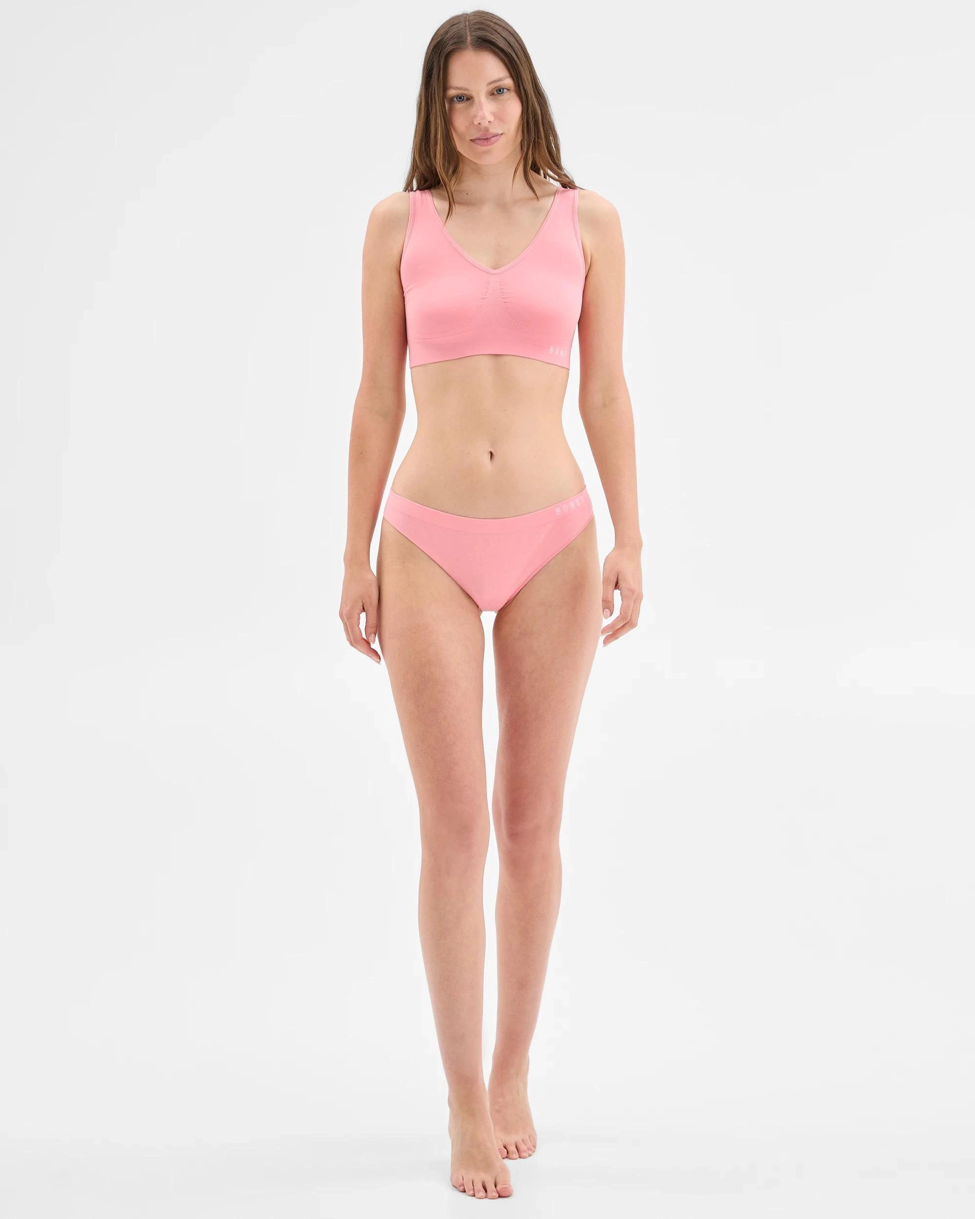 2 Womens Seamfree G-String Briefs - Bonds PINK PANTHER, 2 of 6