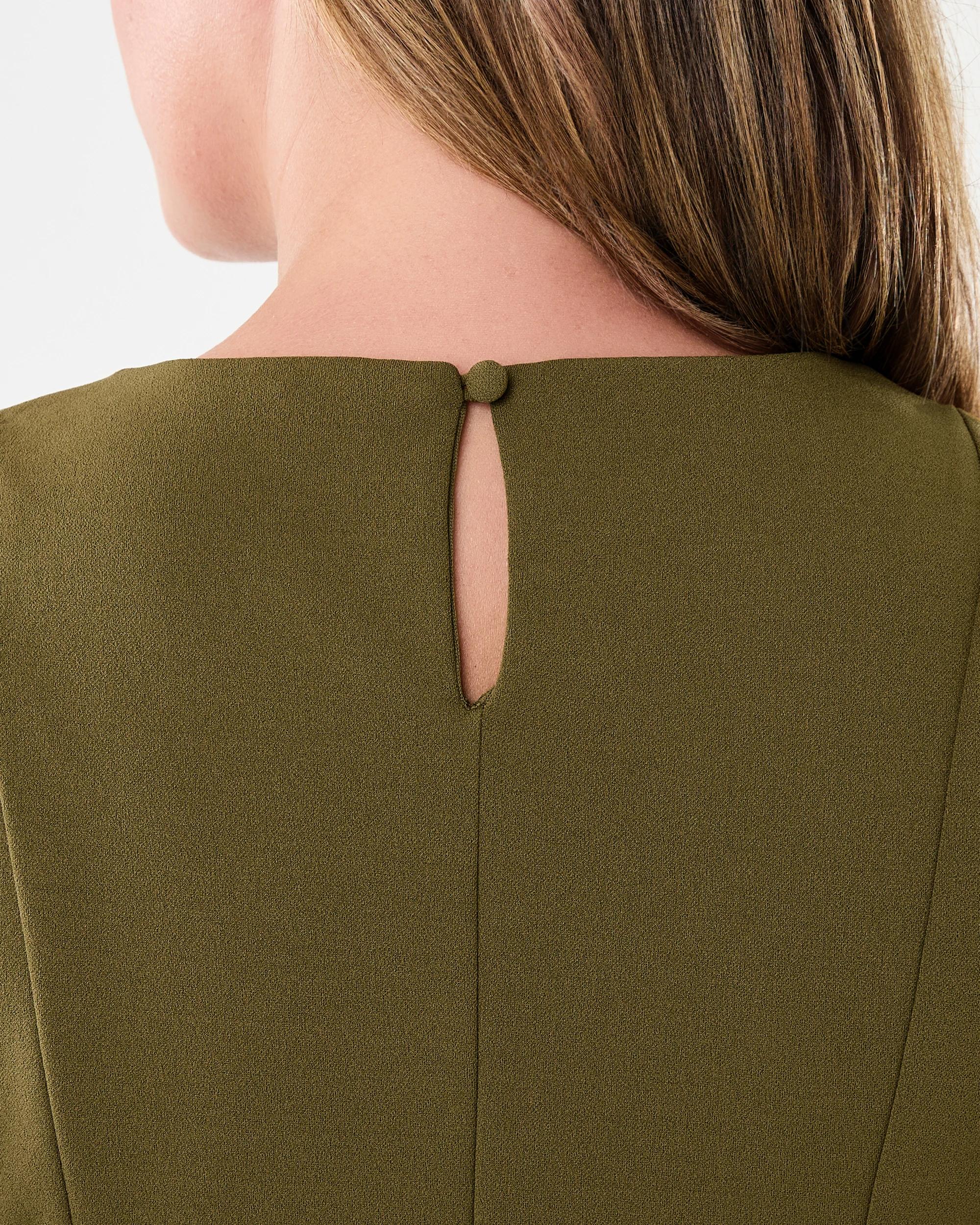 8 Sleeveless Flare Mini Dress Charte Grn, 8 of 9