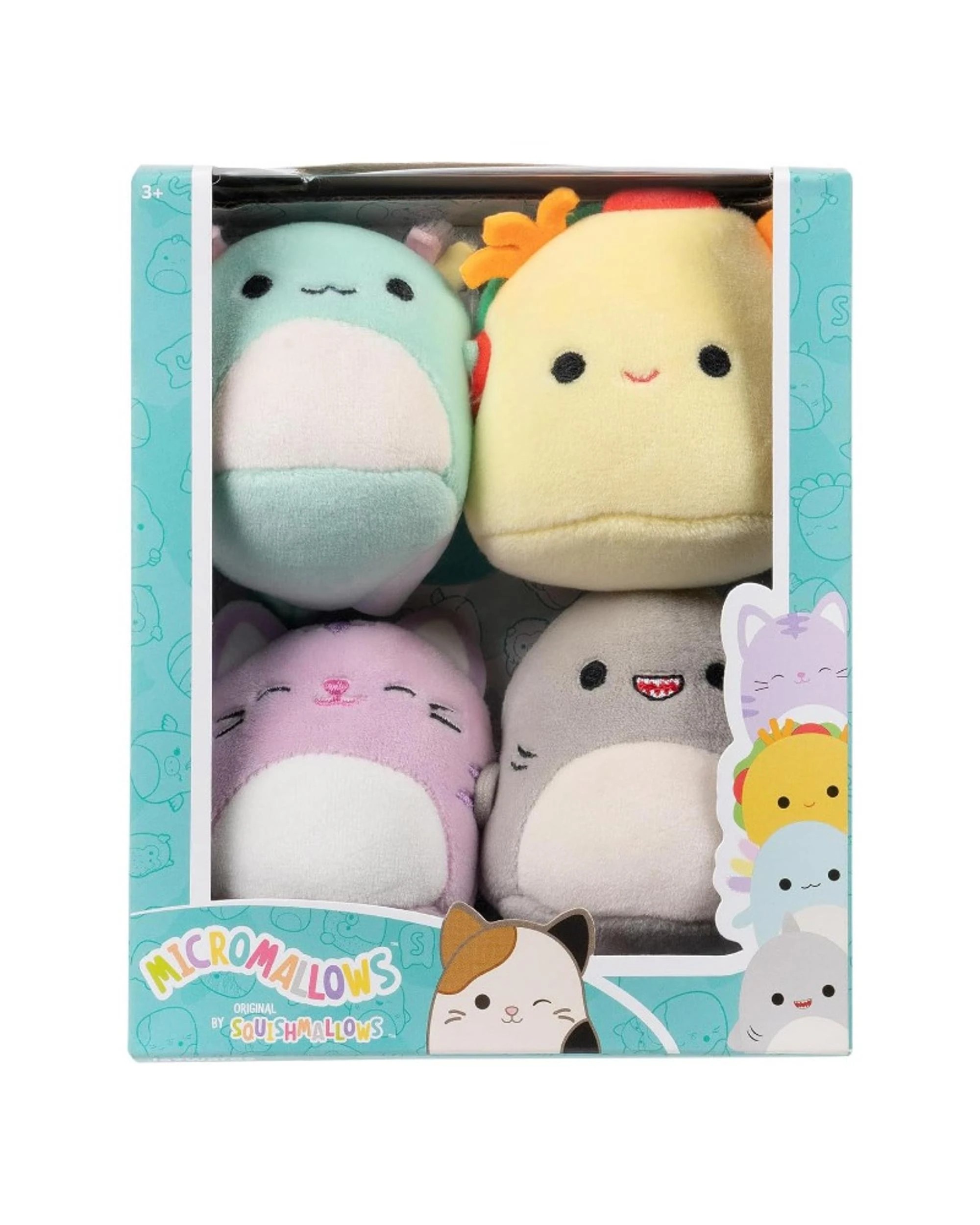 1 Squishmallows Micromallows 2.5 inch Plush 4 Pack - Irena the Axolotl, 1 of 3