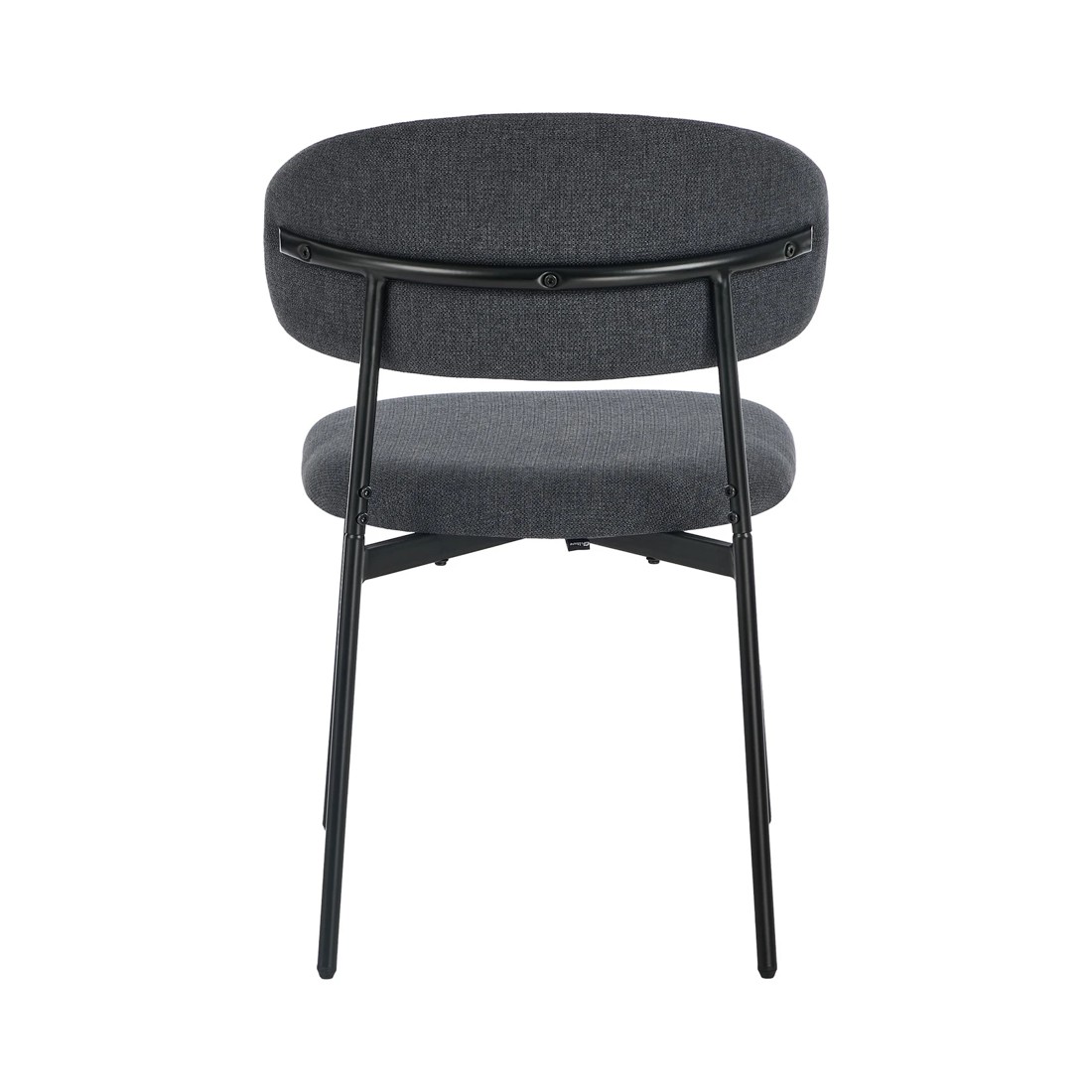 8 Oikiture 2x Dining Chairs Kitchen Lounge Seat Linen Fabric Accent Chair - Grey, 8 of 9