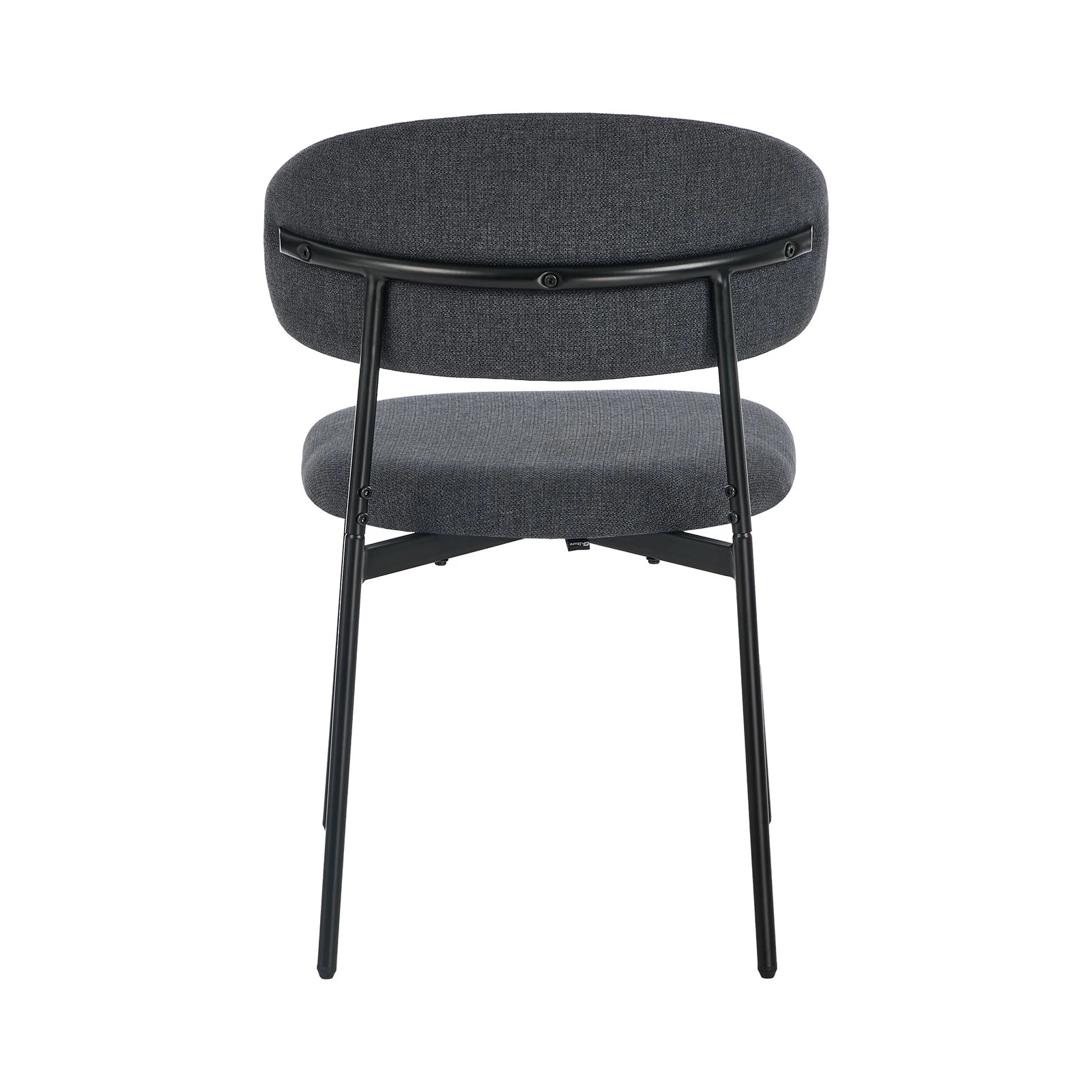 8 Oikiture 2x Dining Chairs Kitchen Lounge Seat Linen Fabric Accent Chair - Grey, 8 of 9