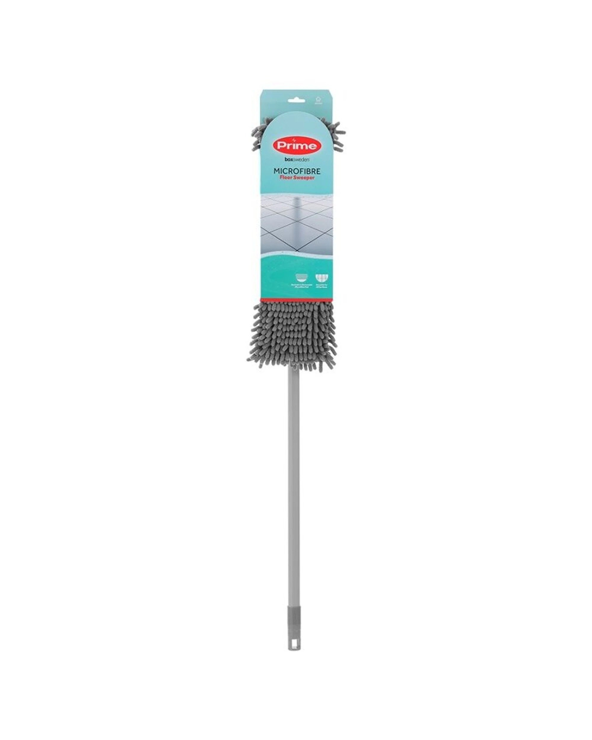 5 Boxsweden Prime Microfibre Floor Sweeper With Extendable Handle Indoor Use - Multi, 5 of 8