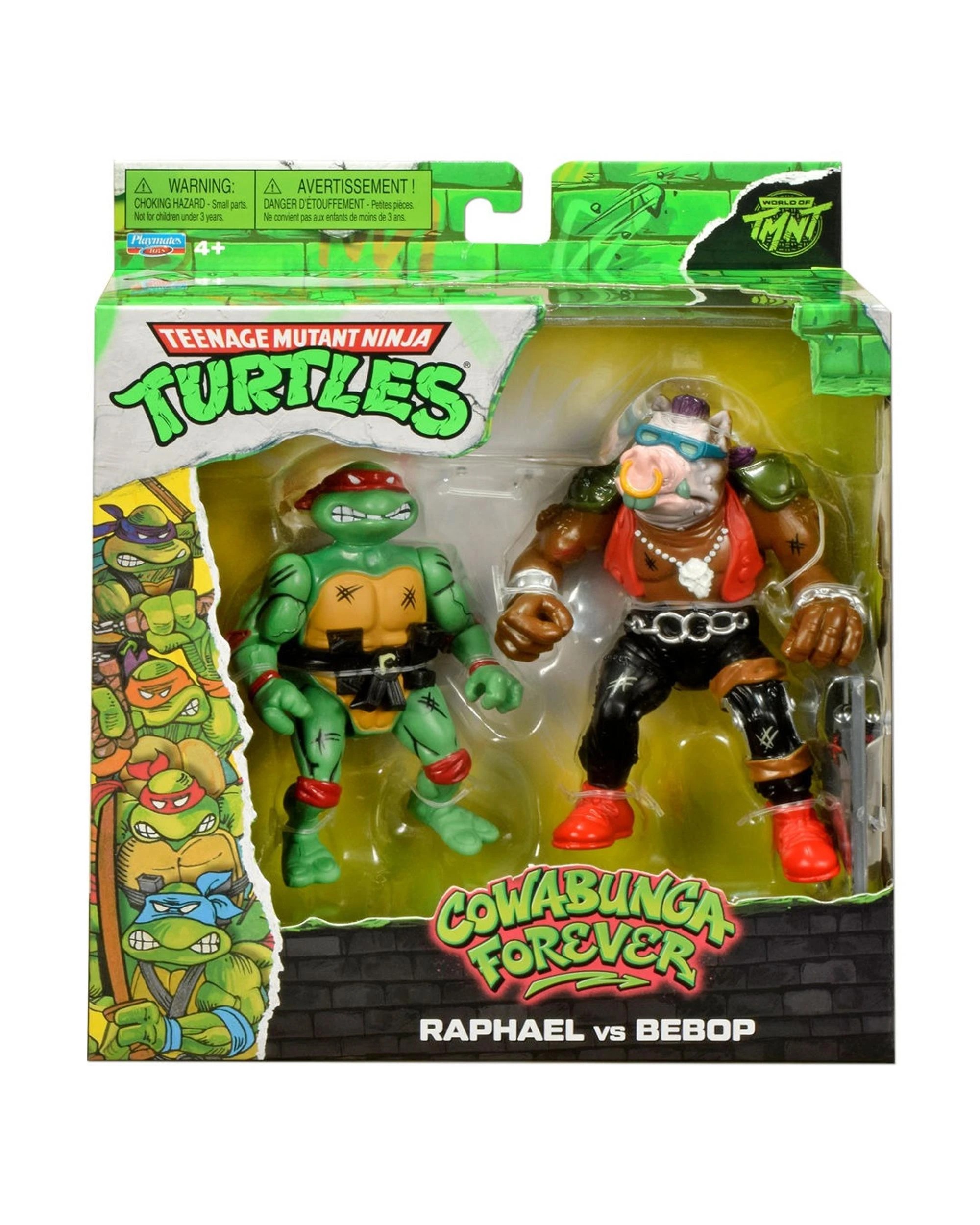 Teenage Mutant Ninja Turtles Cowabunga Forever Raphael vs Bebop Action ...