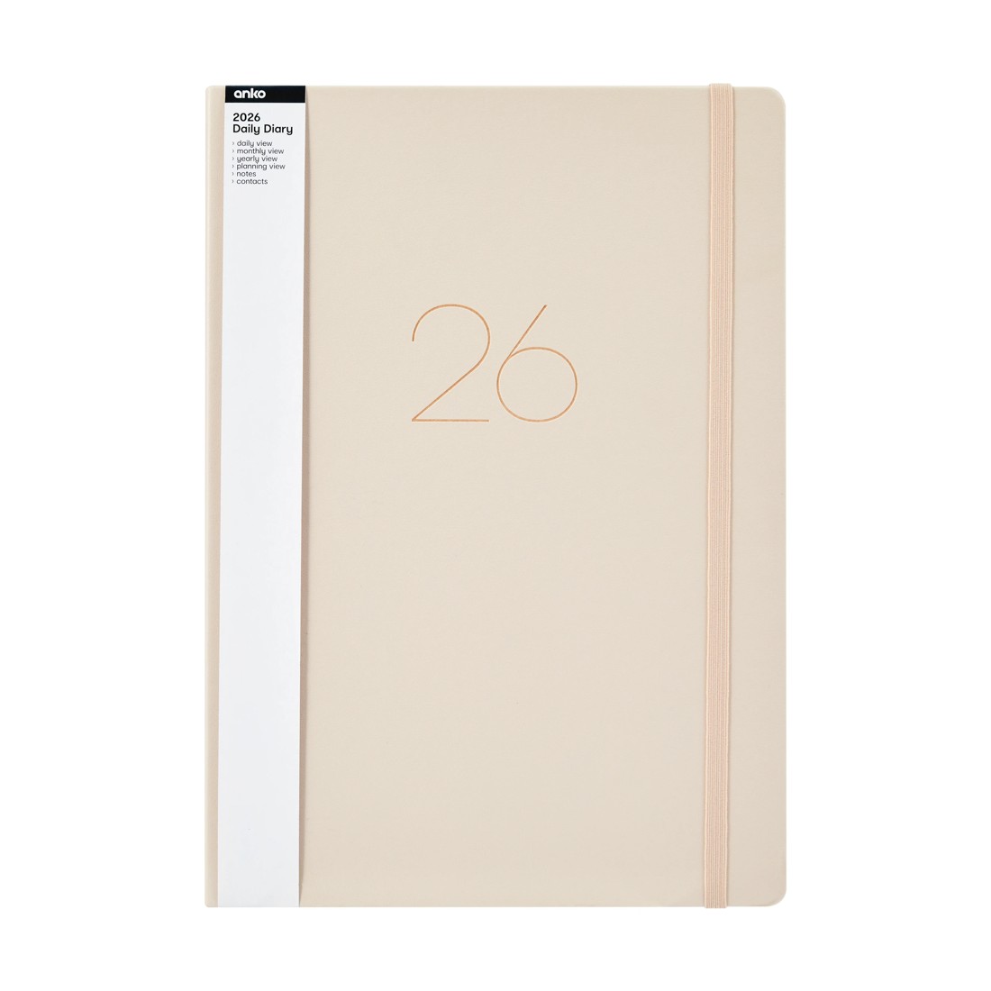 7 2026 Daily Diary - Beige, 7 of 8