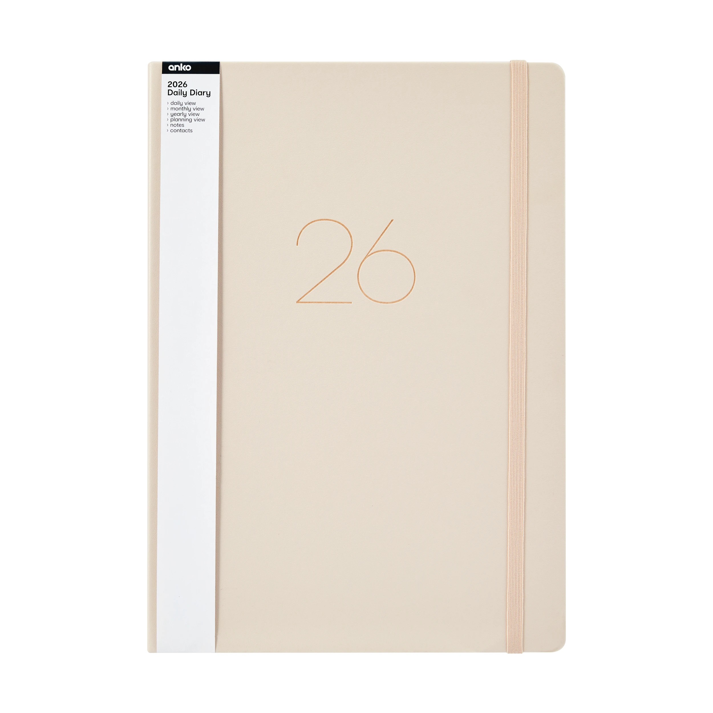 7 2026 Daily Diary - Beige, 7 of 8