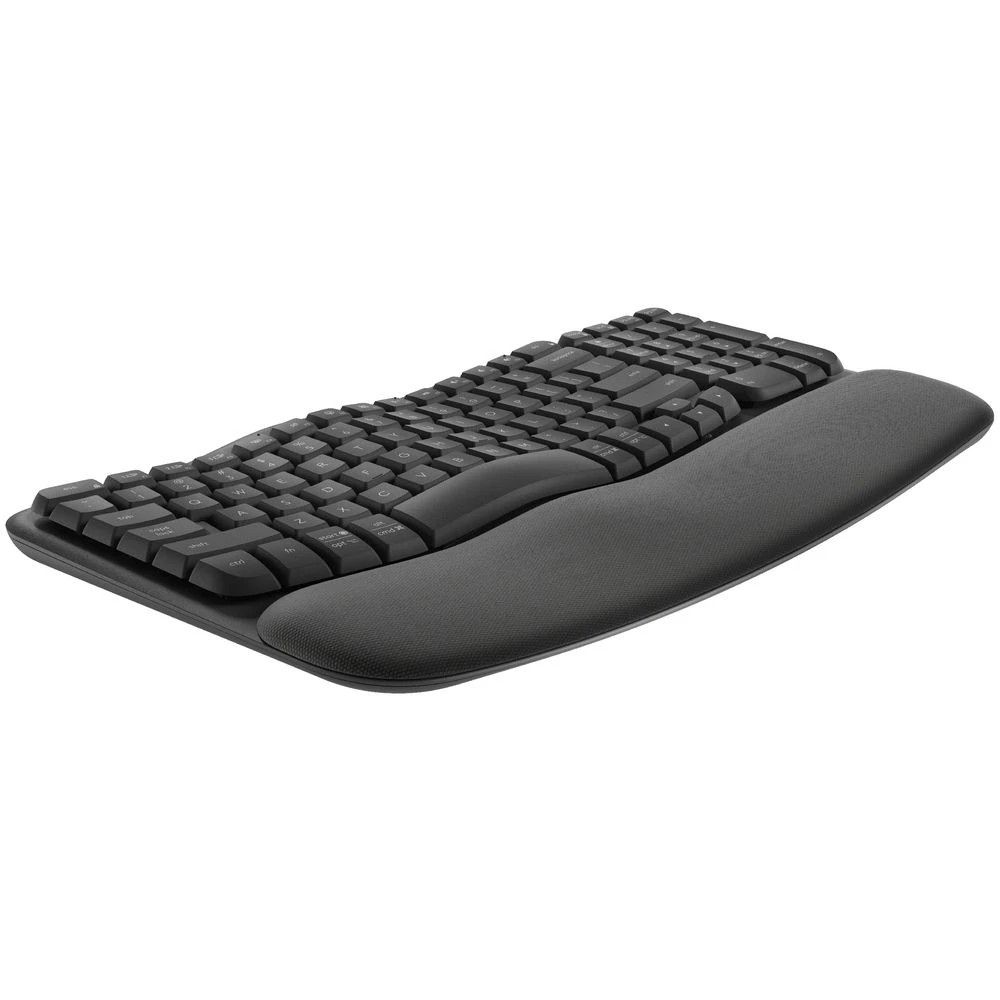 5 Logitech Wave Keys Wireless Ergonomic Keyboard Graphite, 5 of 9