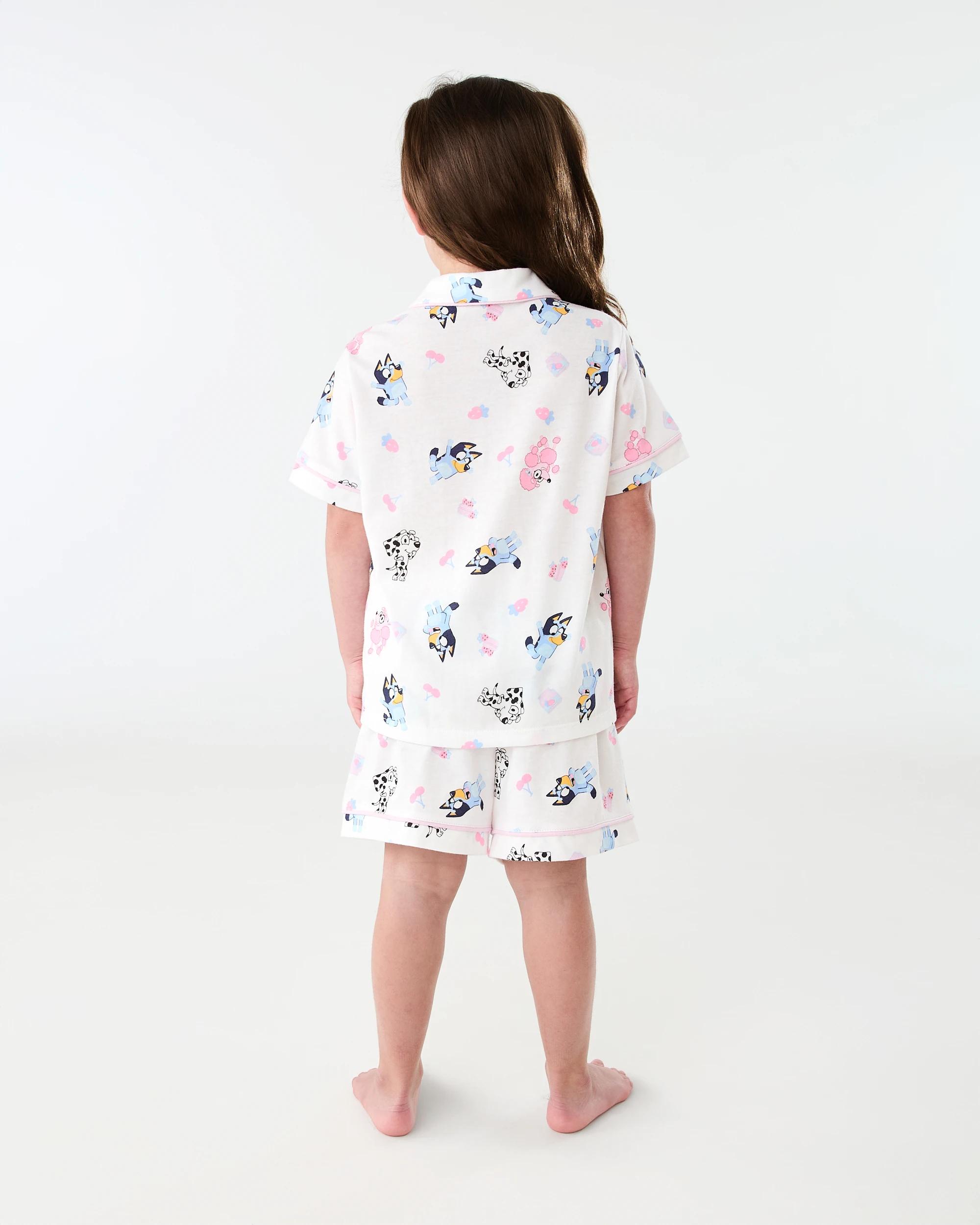 2 Bluey License Button Down Pyjama Set Lg Bluey, 2 of 8