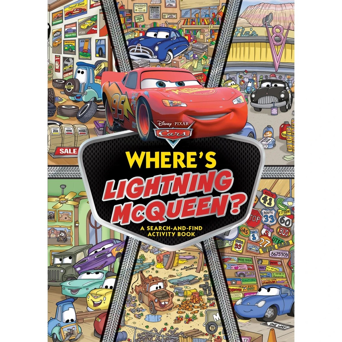 2 Disney Pixar Cars: Where's Lightning McQueen? - A Search-and-Find Activity Book, 2 of 2