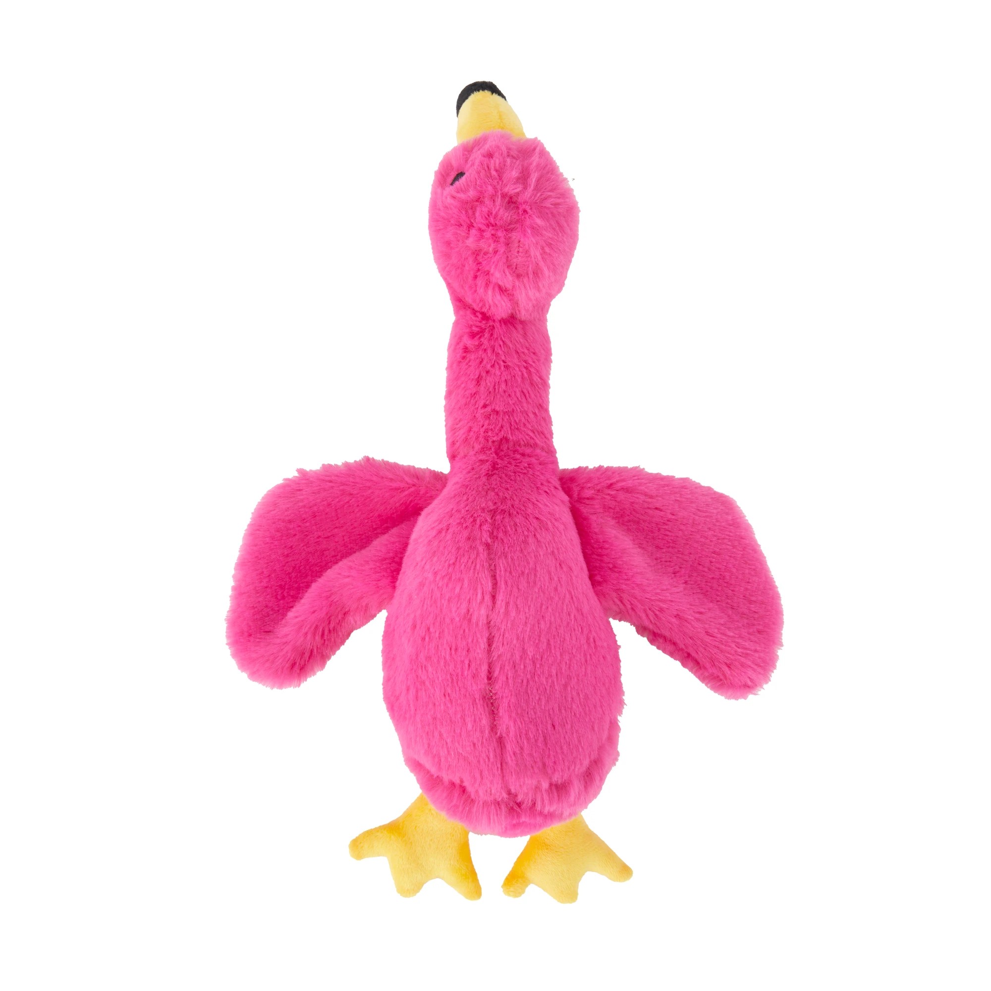 6 Pet Toy Flamingo Plush with Squeaker, 6 of 7