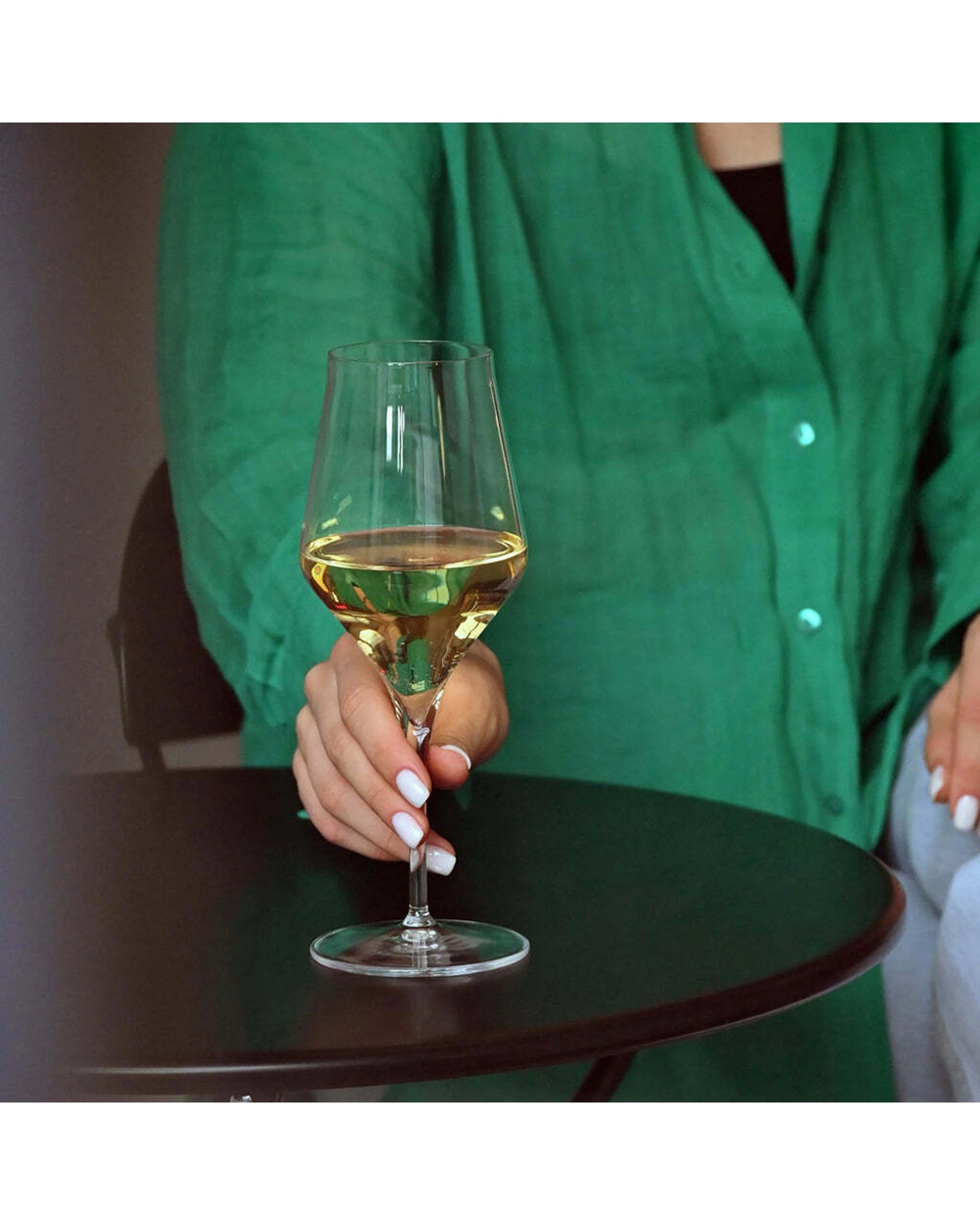 2 Luigi Bormioli 2pc Supremo Chardonnay Wine Glasses Set 350ml - Clear, 2 of 7