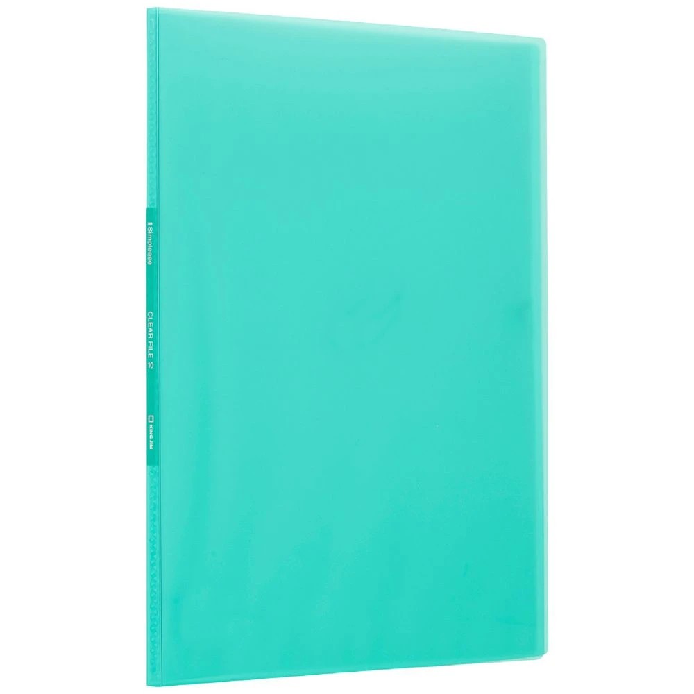 1 King Jim Fixed Display Book 10 Pockets Gloss Green, 1 of 3