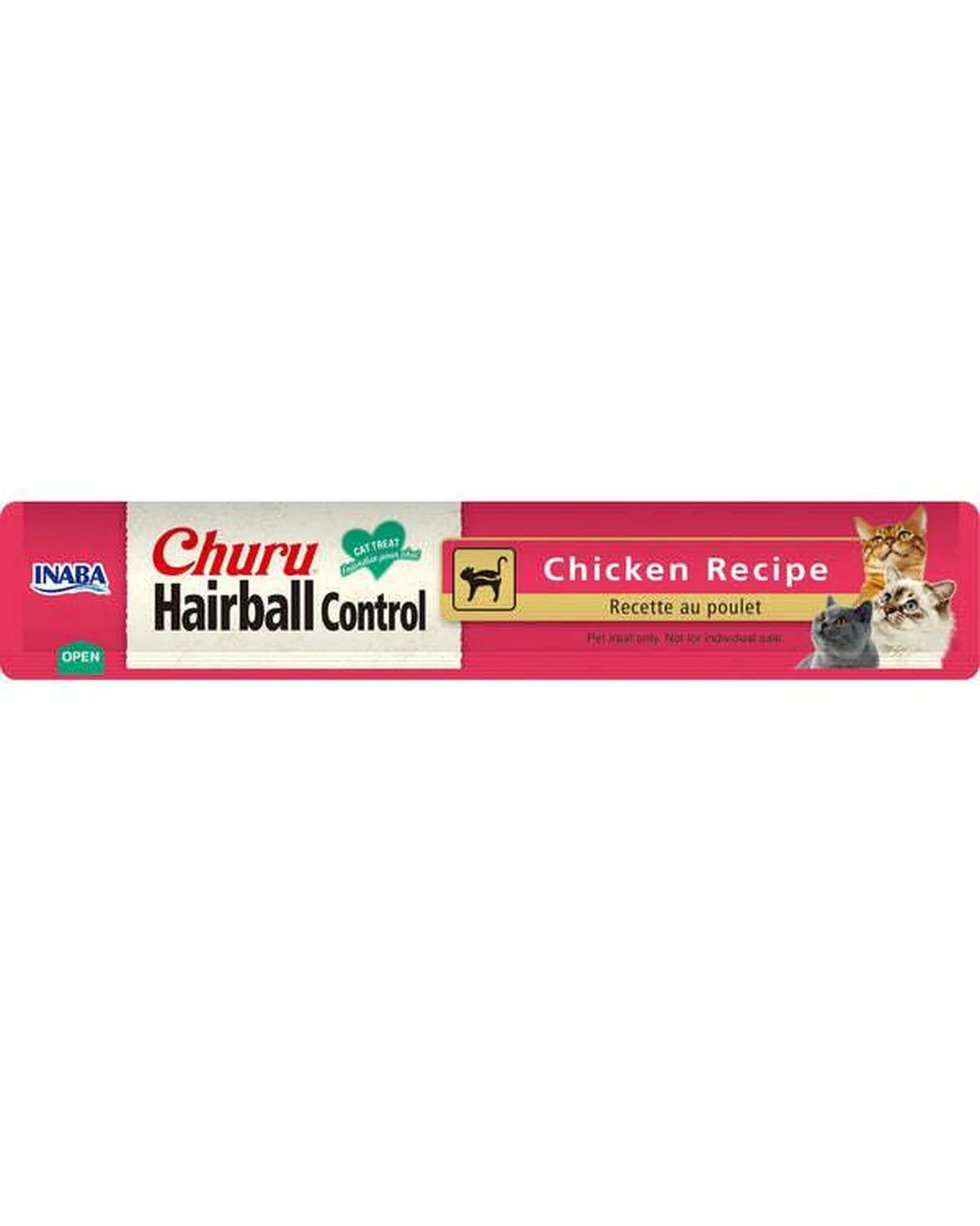 3 Inaba Churu Puree Hairball Control Cat Treat Chicken Recipe 6 x 56g, 3 of 8