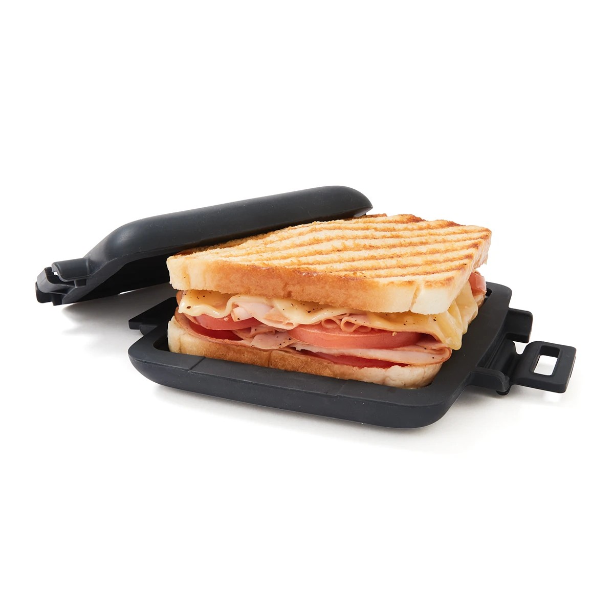 1 Microwave Toastie Maker - Black, 1 of 11