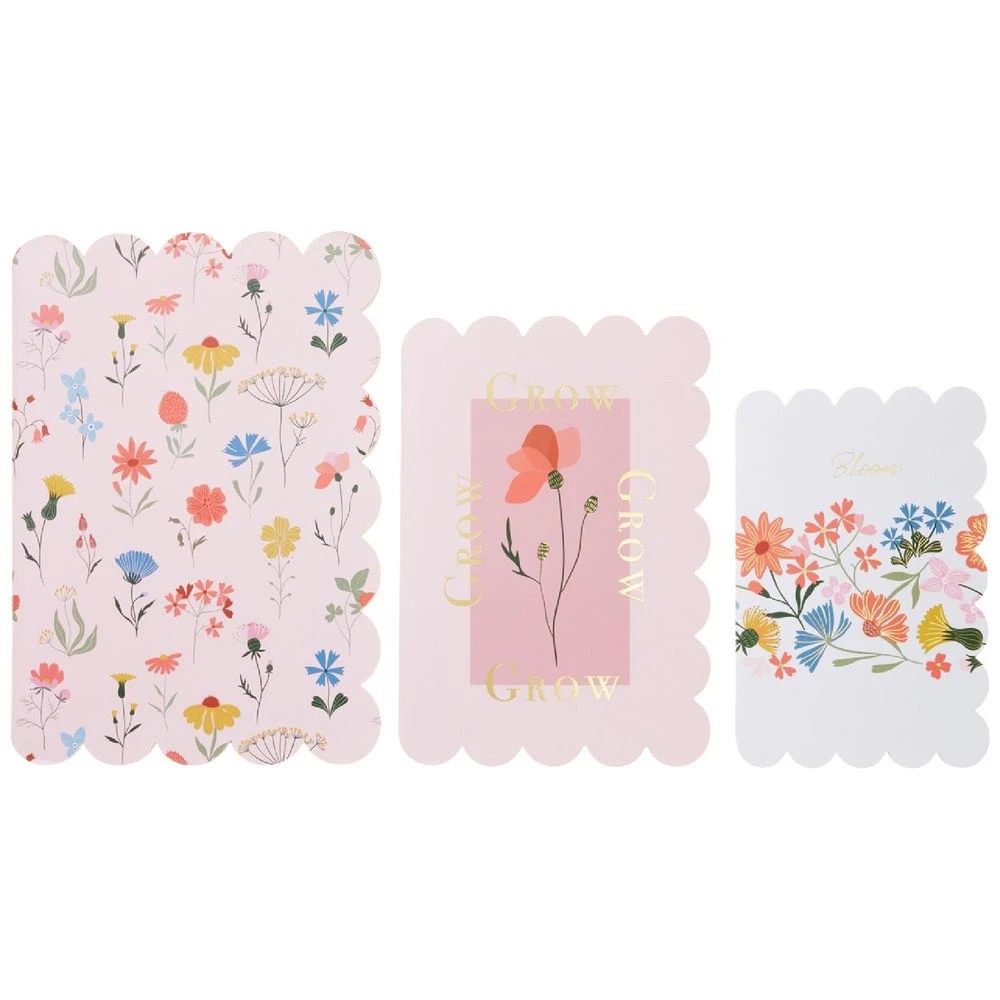 1 Otto Scallop Tiered Notebooks 3 Pack, 1 of 4