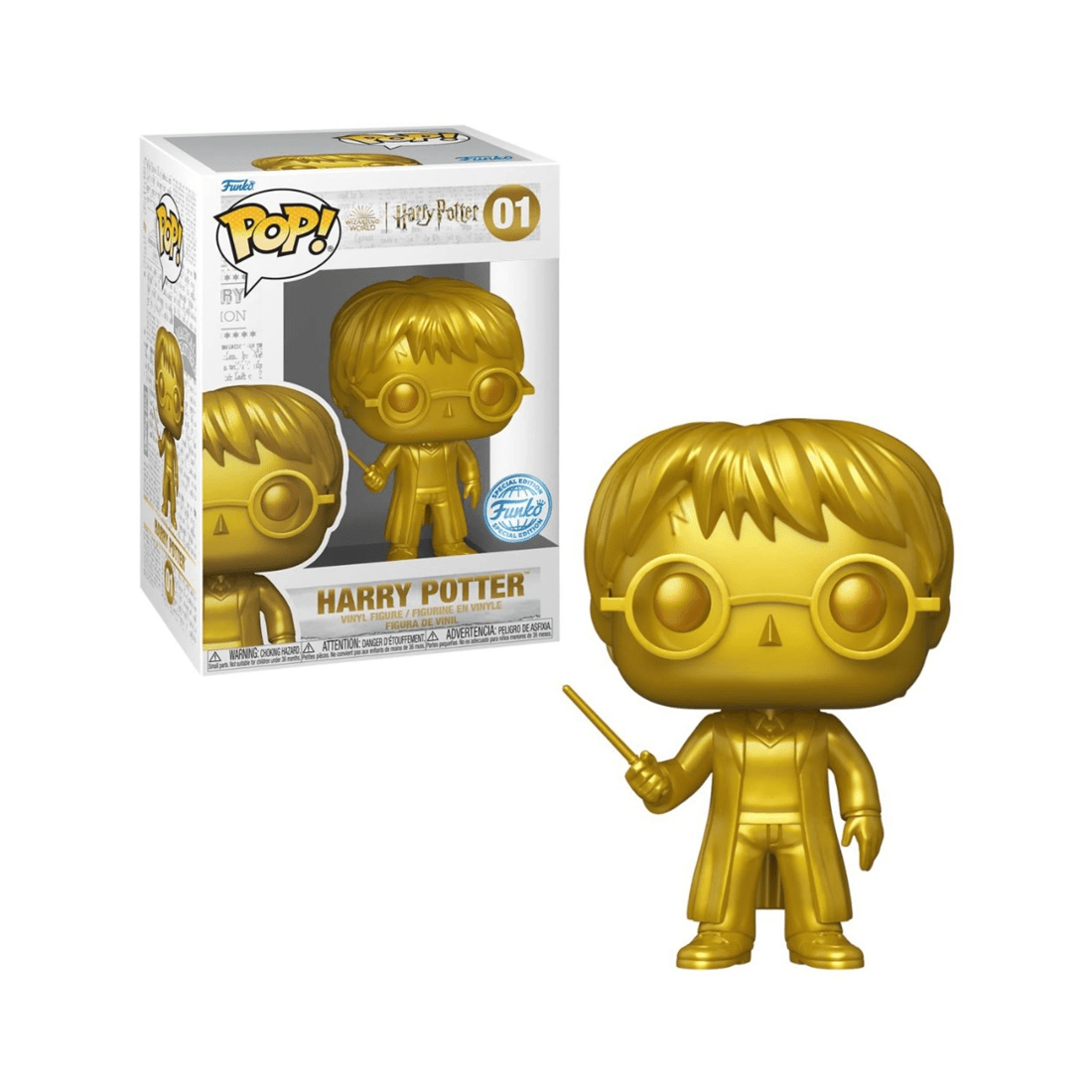 1 Funko Harry Potter Harry Potter Metallic Funko POP! Vinyl, 1 of 4